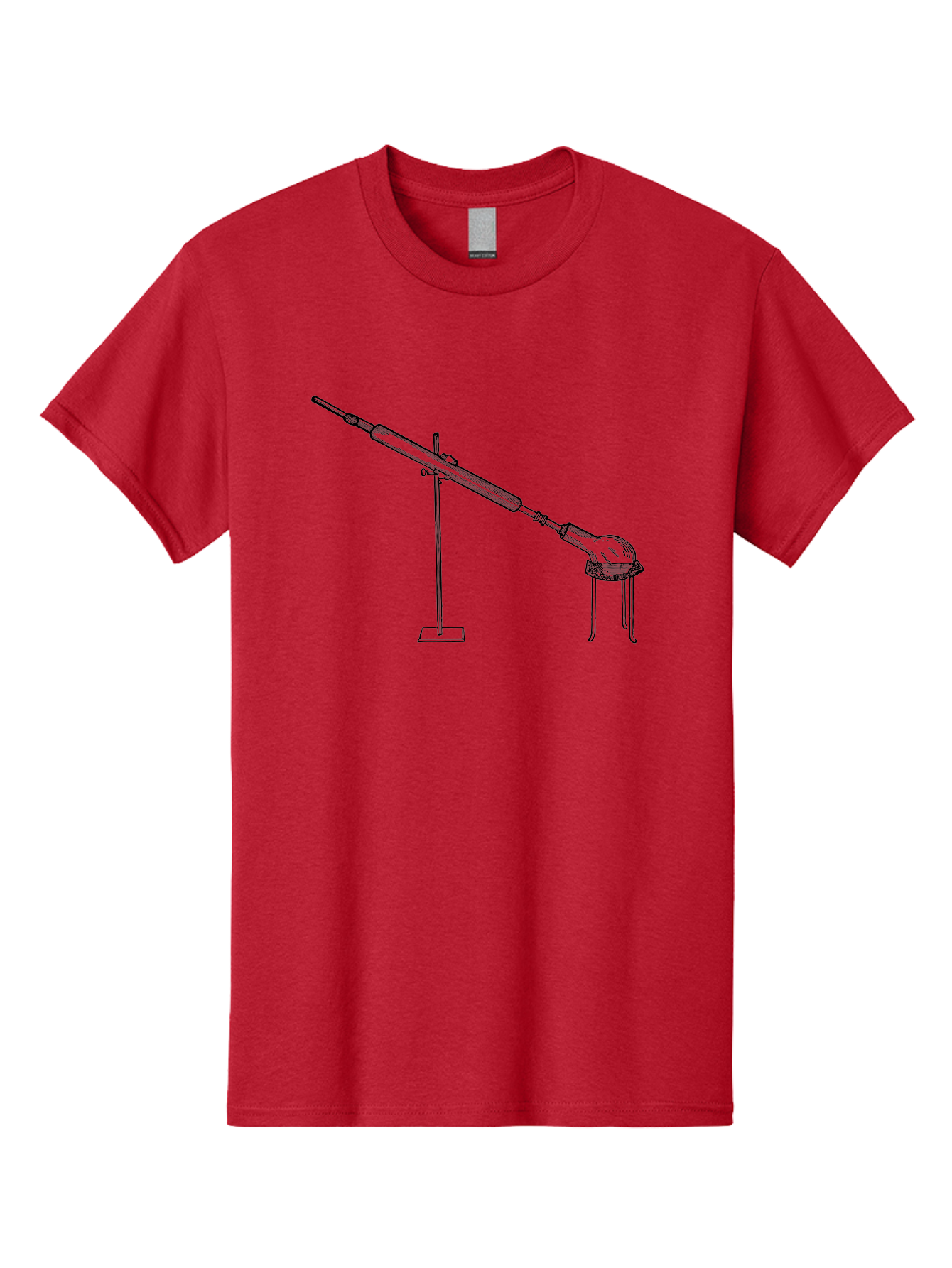 Laboratory-Equipment-8 Men'S Graphic Tee, 100% Cotton, Comfortable Casual Summer Wear, Machine Washable, Laboratory Equipment, Scientific Apparatus, Distillation Setup, Glassware, Chemistry Lab, Science Experiment, Test Tube, Clamp Stand, Aad622 13