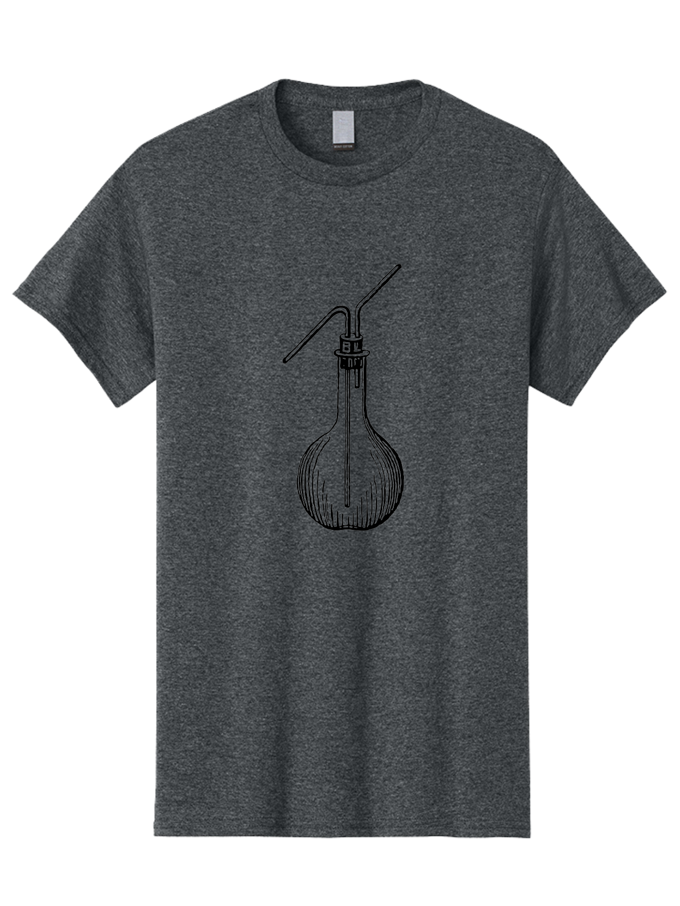Laboratory-Flask Men'S Graphic Tee, 100% Cotton, Comfortable Casual Summer Wear, Machine Washable, Laboratory Equipment, Scientific Apparatus, Glass Flask, Chemistry Lab, Distillation Device, Experimental Setup, Vintage Illustration Aad627 5