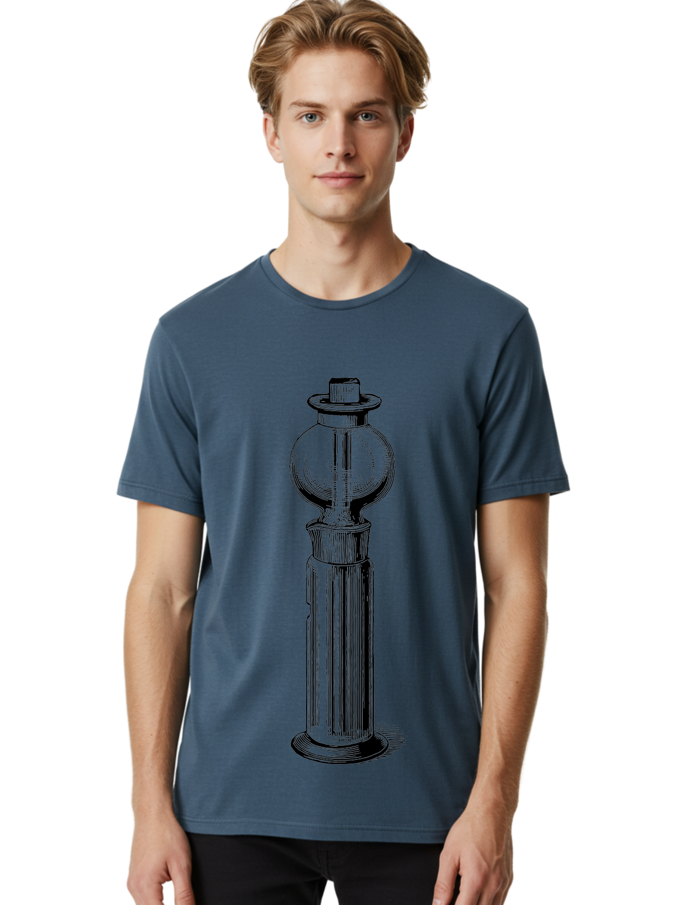 Lamp-Post Men'S Graphic Tee, 100% Cotton, Comfortable Casual Summer Wear, Machine Washable, Vintage Lamp Post, Street Lamp, Antique Lighting, Classic Design, Traditional Style, Ornate Details, Historic Architecture Aad628 14