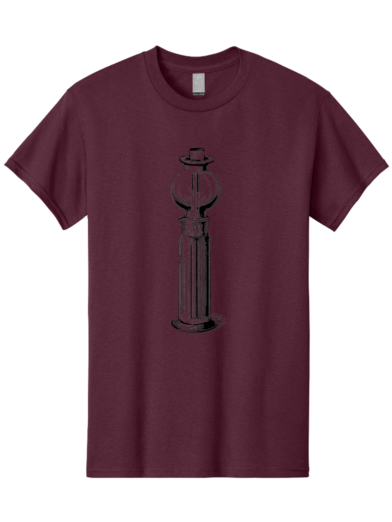 Lamp-Post Men'S Graphic Tee, 100% Cotton, Comfortable Casual Summer Wear, Machine Washable, Vintage Lamp Post, Street Lamp, Antique Lighting, Classic Design, Traditional Style, Ornate Details, Historic Architecture Aad628 5
