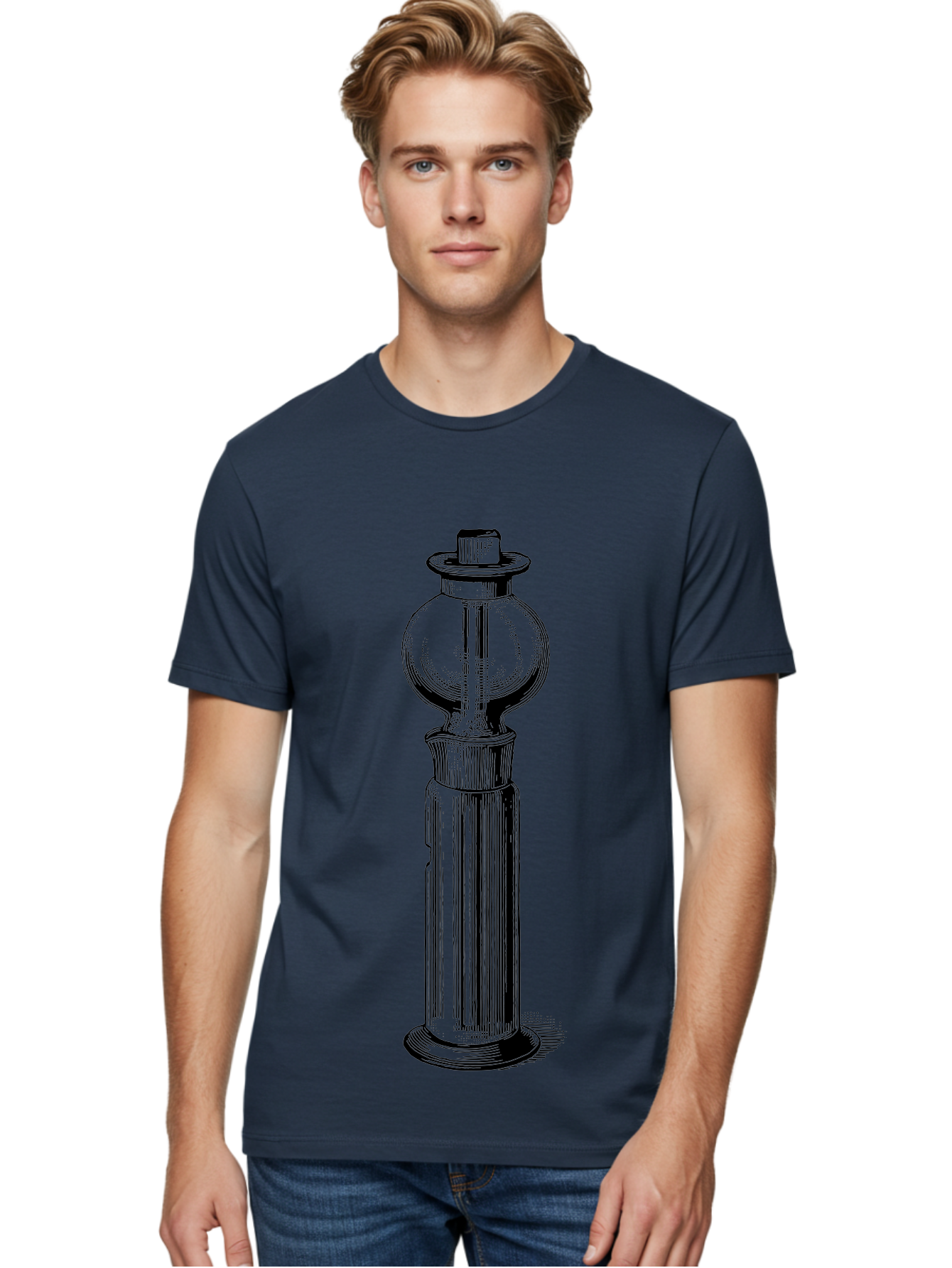 Lamp-Post Men'S Graphic Tee, 100% Cotton, Comfortable Casual Summer Wear, Machine Washable, Vintage Lamp Post, Street Lamp, Antique Lighting, Classic Design, Traditional Style, Ornate Details, Historic Architecture Aad628 22