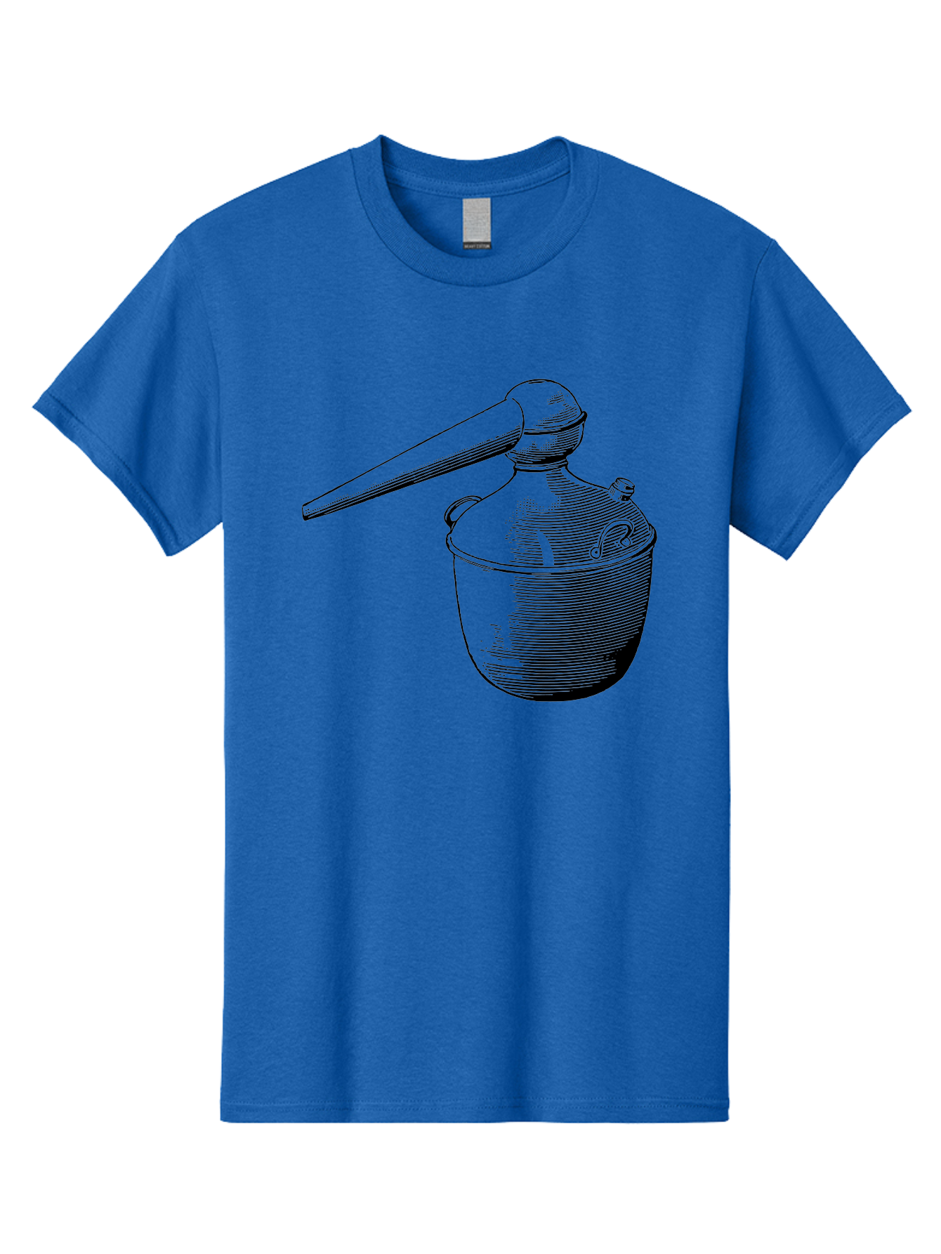 Neti-Pot Men'S Graphic Tee, 100% Cotton, Comfortable Casual Summer Wear, Machine Washable, Manual Grinder, Coffee Grinder, Spice Grinder, Kitchen Tool, Vintage Design, Manual Operation, Hand-Crank, Grinding Mechanism Aad638 5