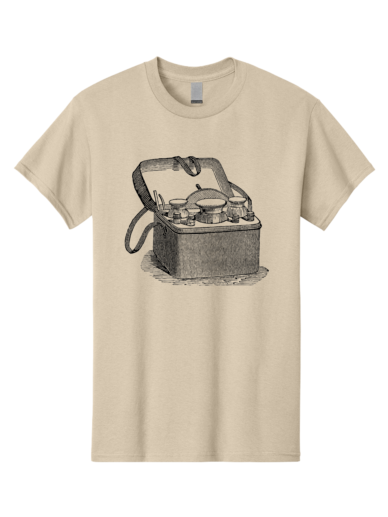 Picnic-Basket Men'S Graphic Tee, 100% Cotton, Comfortable Casual Summer Wear, Machine Washable, Picnic Basket, Outdoor Dining, Al Fresco, Picnic Essentials, Tableware, Dining Accessories, Vintage Picnic, Outdoor Entertaining, Picnic Setup Aad641 23