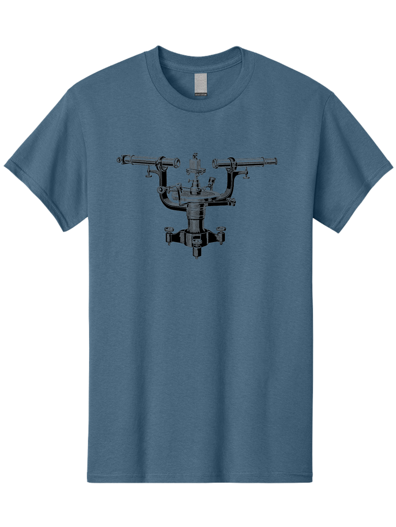 Theodolite Men'S Graphic Tee, 100% Cotton, Comfortable Casual Summer Wear, Machine Washable, Vintage Theodolite, Surveying Equipment, Measuring Angles, Navigation Tool, Land Surveying, Historical Instrument, Precise Measurements, Aad655 15