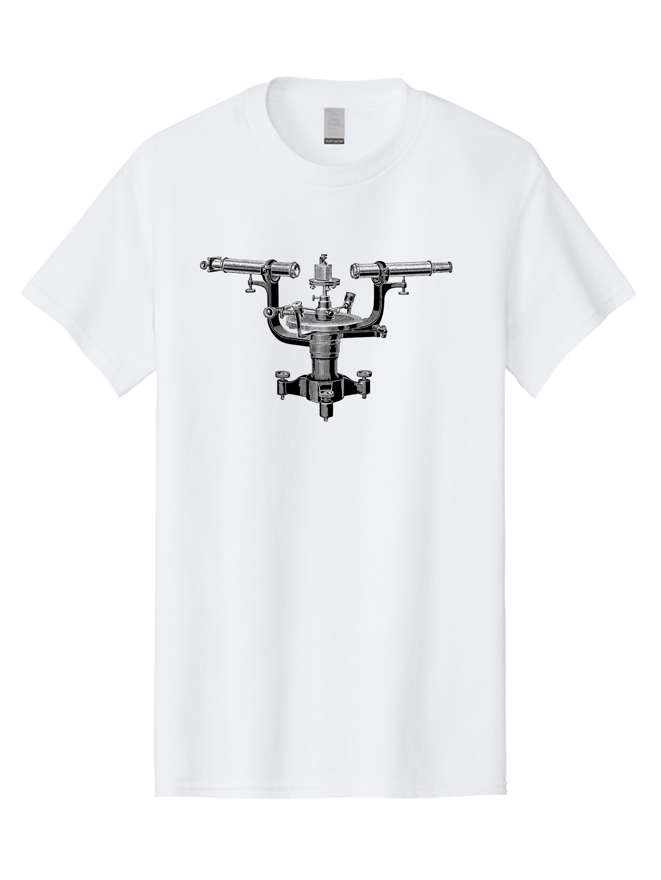 Theodolite Men'S Graphic Tee, 100% Cotton, Comfortable Casual Summer Wear, Machine Washable, Vintage Theodolite, Surveying Equipment, Measuring Angles, Navigation Tool, Land Surveying, Historical Instrument, Precise Measurements, Aad655 11