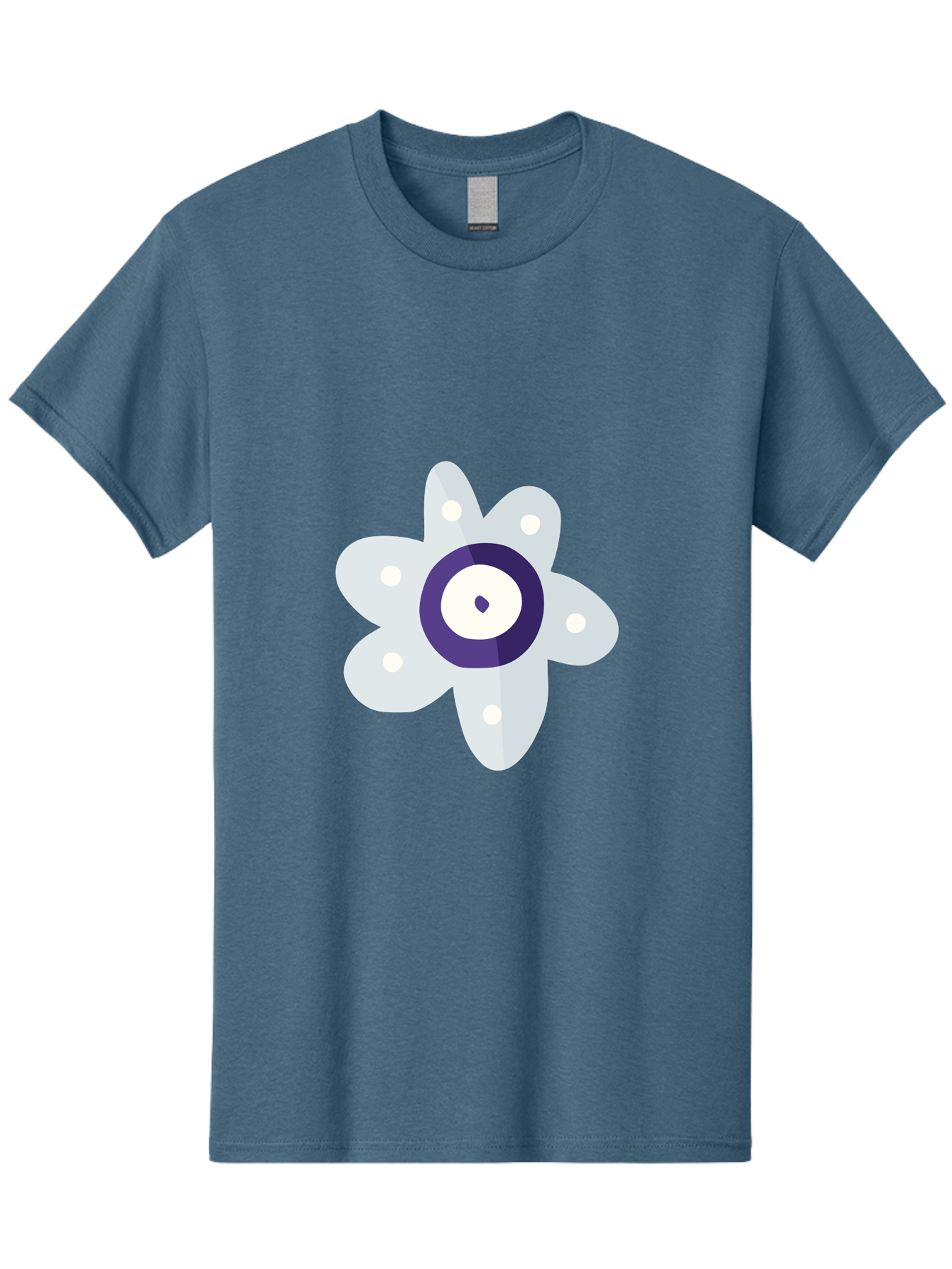 All-Seeing-Flower Men'S Graphic Tee, 100% Cotton, Comfortable Casual Summer Wear, Machine Washable, All-Seeing Eye, Mystical Symbol, Spiritual Icon, Symbolic Eye, Mystic Graphics, Abstract Art, Symbolic Imagery, Esoteric Symbols Aad667 9