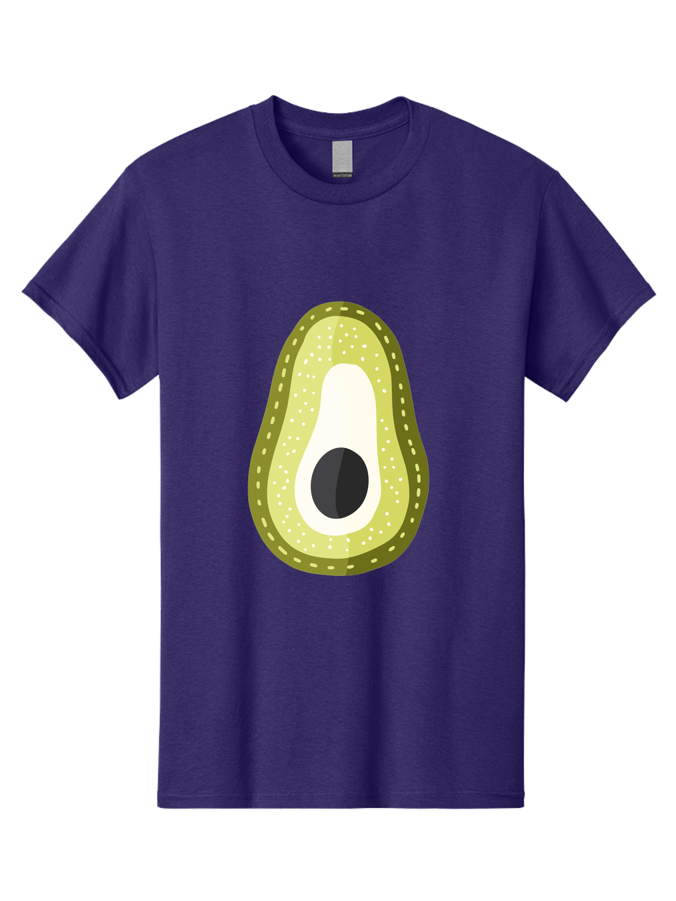 Avocado Men'S Graphic Tee, 100% Cotton, Comfortable Casual Summer Wear, Machine Washable, Avocado Slice, Ripe Avocado, Green Fruit, Single Pit, Avocado Texture, Cartoon Style, Healthy Eating, Nutritious Food, Fruit Illustration Aad671 7