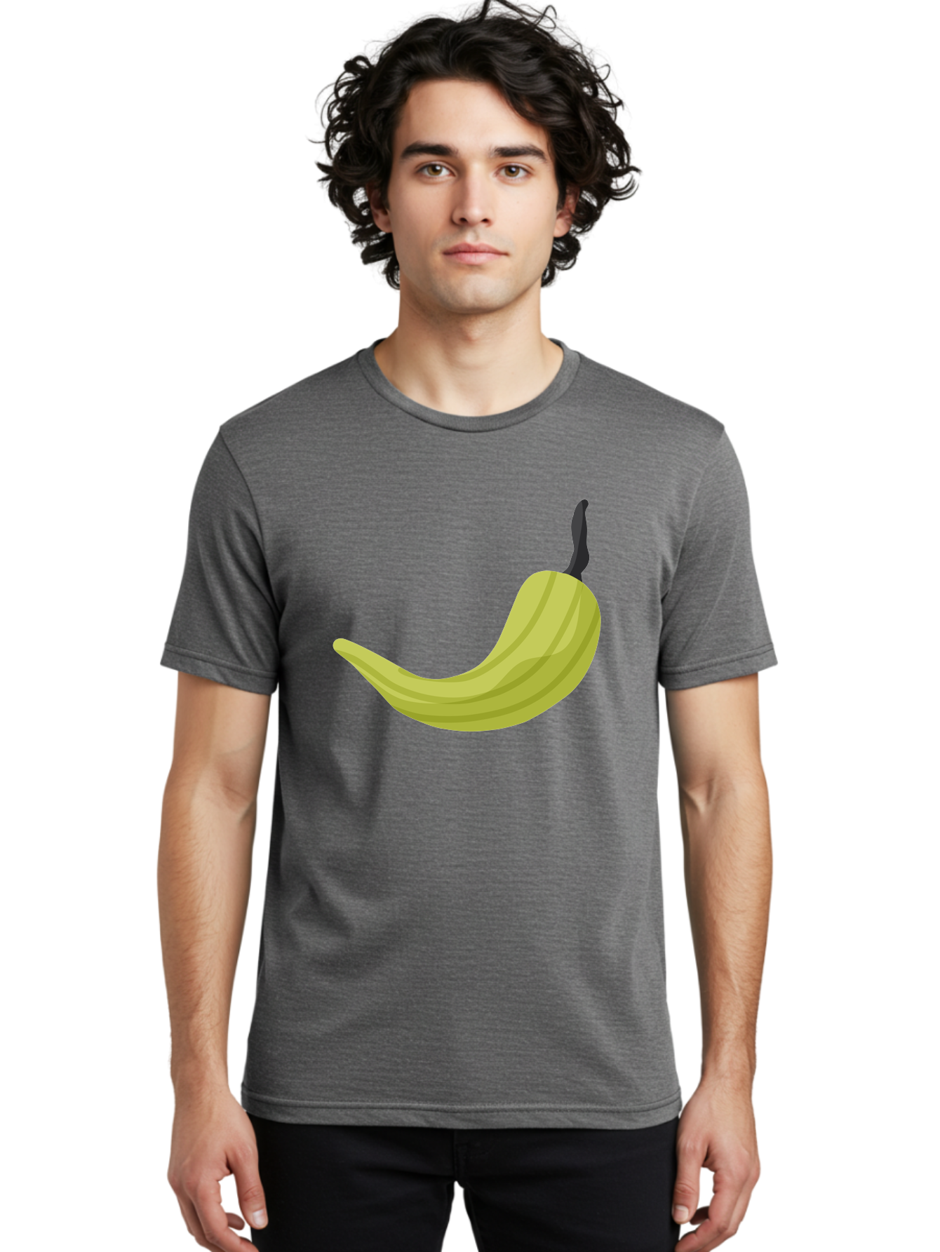 Banana Men'S Graphic Tee, 100% Cotton, Comfortable Casual Summer Wear, Machine Washable, Yellow Banana, Ripe Fruit, Healthy Snack, Digital Illustration, Cartoon Style, Simple Design, Fruit Icon Aad672 16