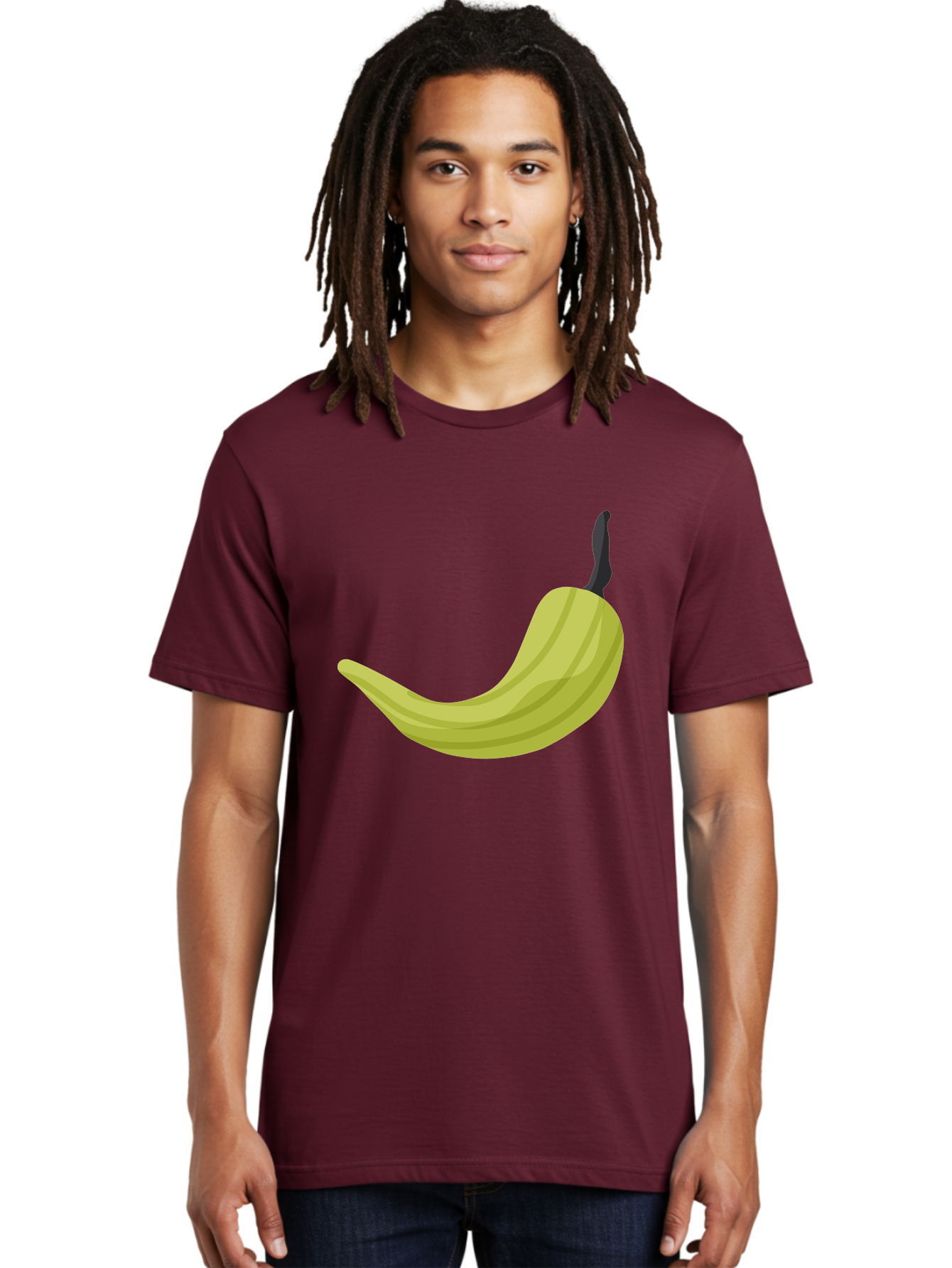 Banana Men'S Graphic Tee, 100% Cotton, Comfortable Casual Summer Wear, Machine Washable, Yellow Banana, Ripe Fruit, Healthy Snack, Digital Illustration, Cartoon Style, Simple Design, Fruit Icon Aad672 30