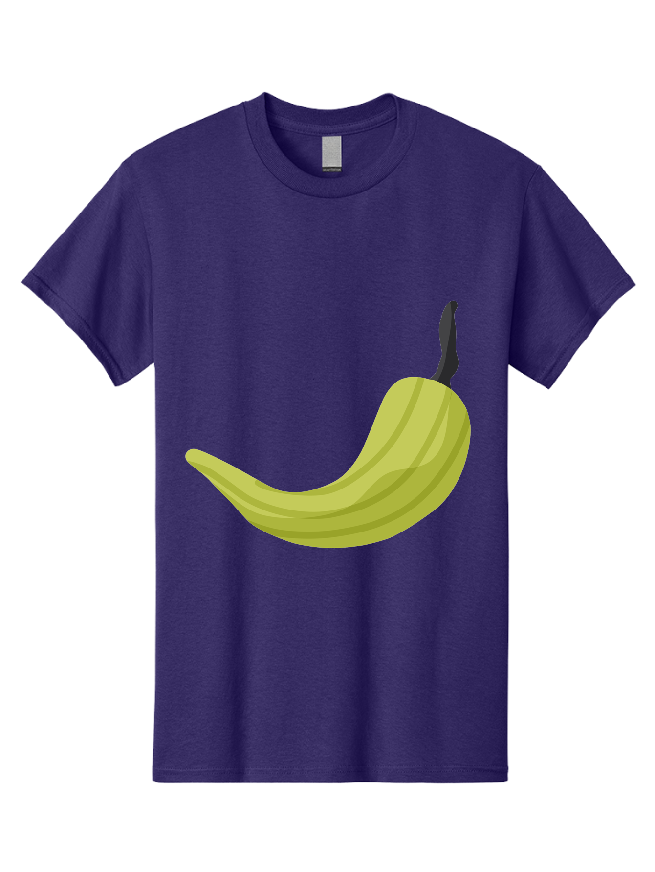 Banana Men'S Graphic Tee, 100% Cotton, Comfortable Casual Summer Wear, Machine Washable, Yellow Banana, Ripe Fruit, Healthy Snack, Digital Illustration, Cartoon Style, Simple Design, Fruit Icon Aad672 25