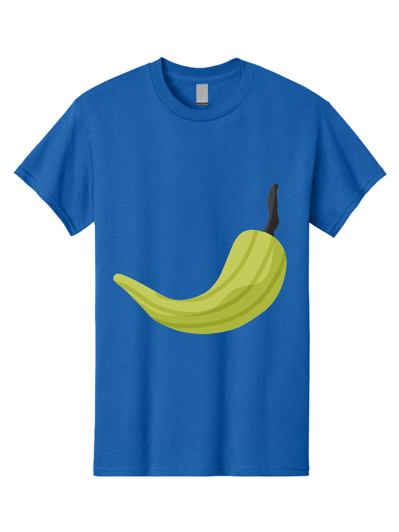 Banana Men'S Graphic Tee, 100% Cotton, Comfortable Casual Summer Wear, Machine Washable, Yellow Banana, Ripe Fruit, Healthy Snack, Digital Illustration, Cartoon Style, Simple Design, Fruit Icon Aad672 3