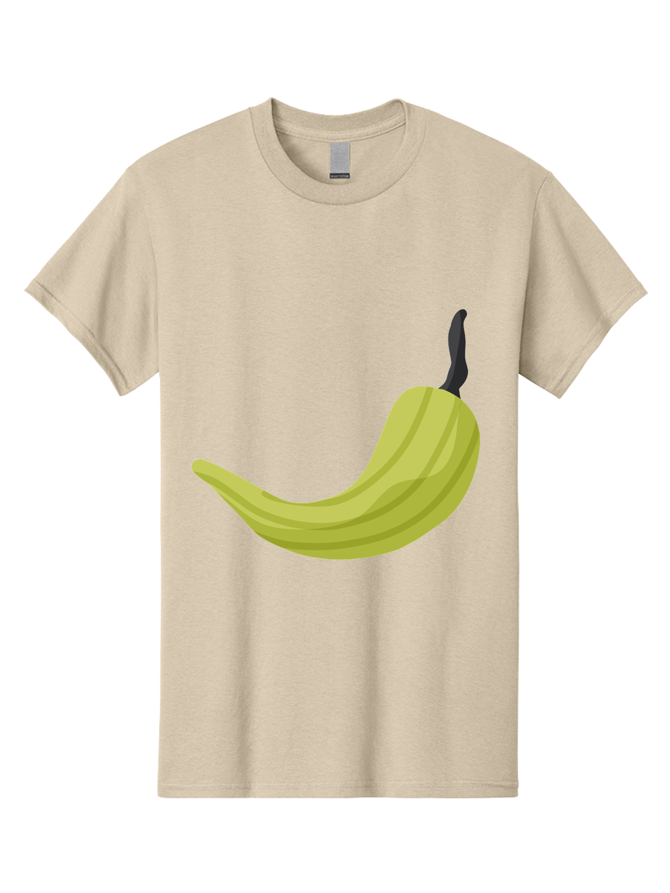 Banana Men'S Graphic Tee, 100% Cotton, Comfortable Casual Summer Wear, Machine Washable, Yellow Banana, Ripe Fruit, Healthy Snack, Digital Illustration, Cartoon Style, Simple Design, Fruit Icon Aad672 5