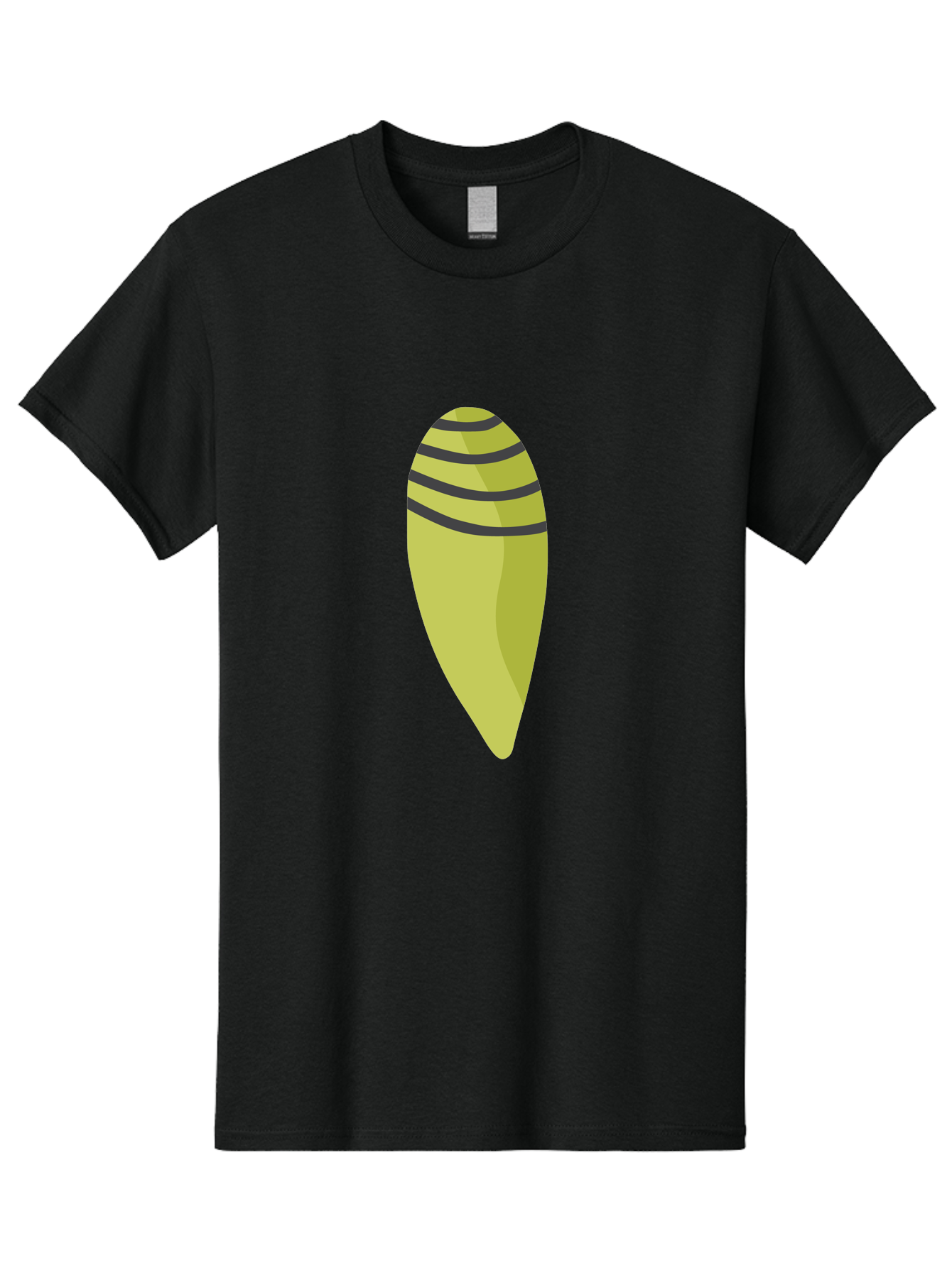 Conch-Shell Men'S Graphic Tee, 100% Cotton, Comfortable Casual Summer Wear, Machine Washable, Conch Shell, Seashell, Ocean Shell, Striped Shell, Yellow Shell, Black Stripes, Sea Creature, Marine Life, Beach Finds, Coastal Decor, Aad687 11