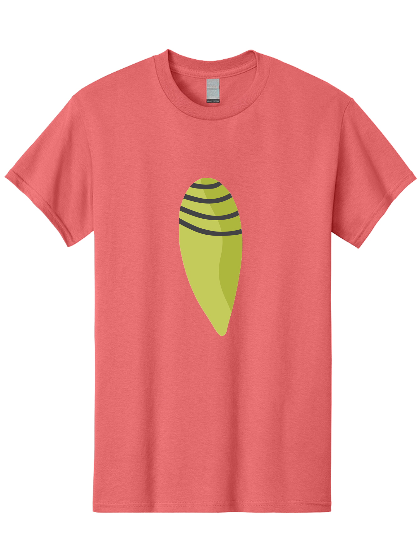 Conch-Shell Men'S Graphic Tee, 100% Cotton, Comfortable Casual Summer Wear, Machine Washable, Conch Shell, Seashell, Ocean Shell, Striped Shell, Yellow Shell, Black Stripes, Sea Creature, Marine Life, Beach Finds, Coastal Decor, Aad687 17