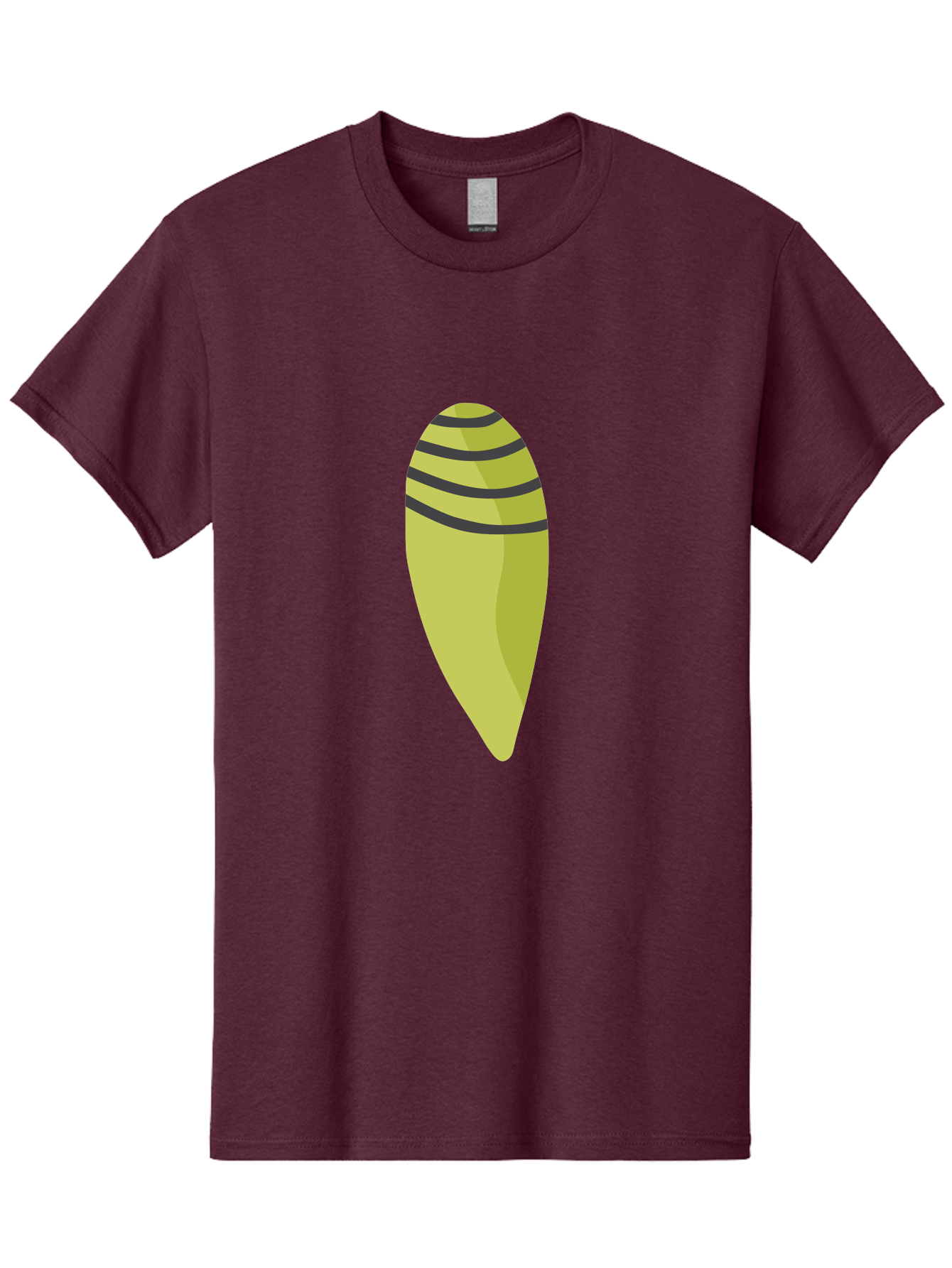 Conch-Shell Men'S Graphic Tee, 100% Cotton, Comfortable Casual Summer Wear, Machine Washable, Conch Shell, Seashell, Ocean Shell, Striped Shell, Yellow Shell, Black Stripes, Sea Creature, Marine Life, Beach Finds, Coastal Decor, Aad687 27