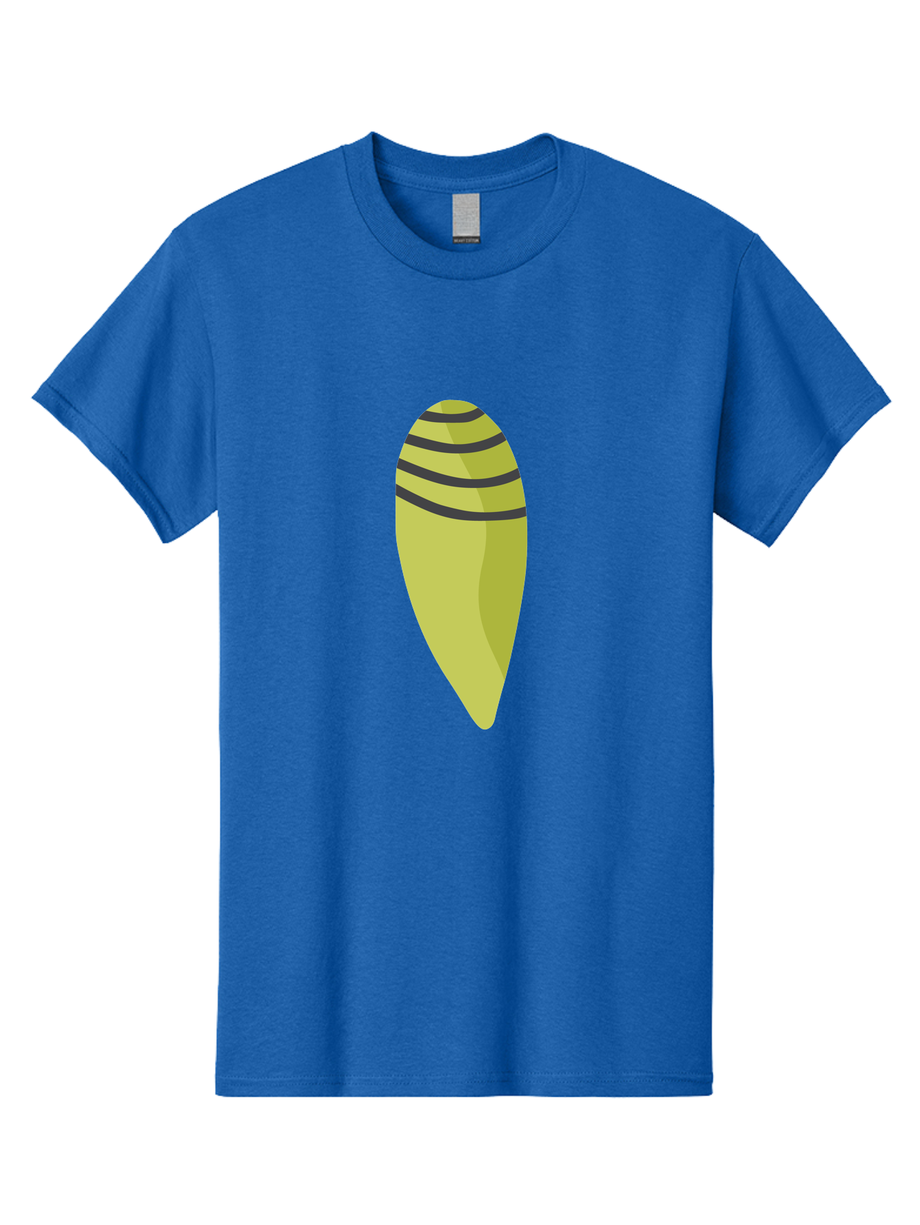 Conch-Shell Men'S Graphic Tee, 100% Cotton, Comfortable Casual Summer Wear, Machine Washable, Conch Shell, Seashell, Ocean Shell, Striped Shell, Yellow Shell, Black Stripes, Sea Creature, Marine Life, Beach Finds, Coastal Decor, Aad687 9