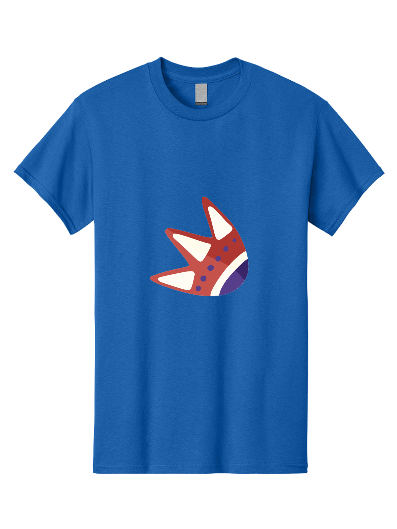 Dinosaur-Foot Men'S Graphic Tee, 100% Cotton, Comfortable Casual Summer Wear, Machine Washable, Shark Mouth, Cartoon Style, Sharp Teeth, Red And White, Blue Spots, Underwater Creature, Ocean Animal, Cartoon Character Aad695 19
