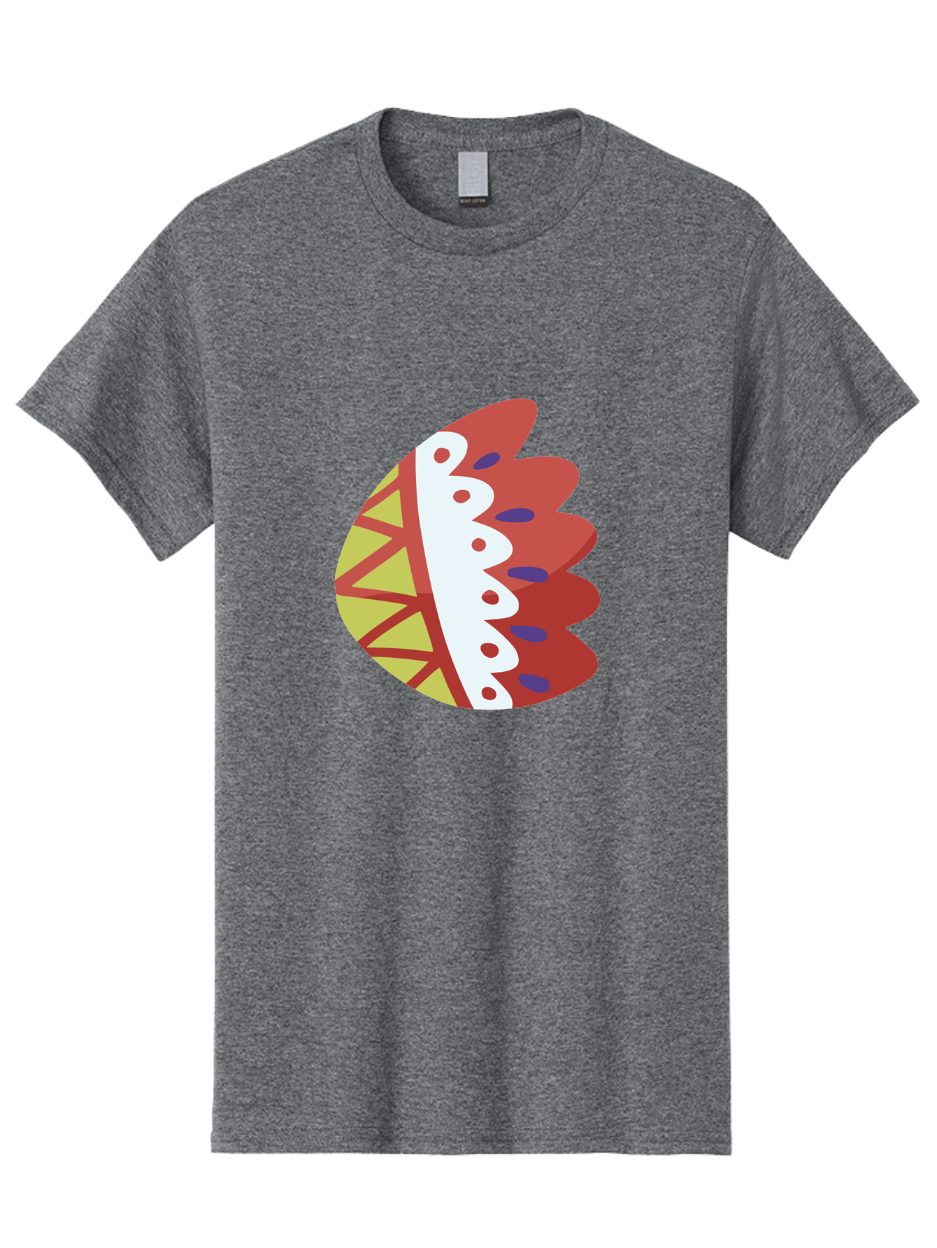 Headdress-Feather Men'S Graphic Tee, 100% Cotton, Comfortable Casual Summer Wear, Machine Washable, Stylish Footwear, Athletic Shoe, Sneaker Design, Colorful Patterns, Sporty Vibe, Modern Fashion, Comfortable Shoes Aad704 7
