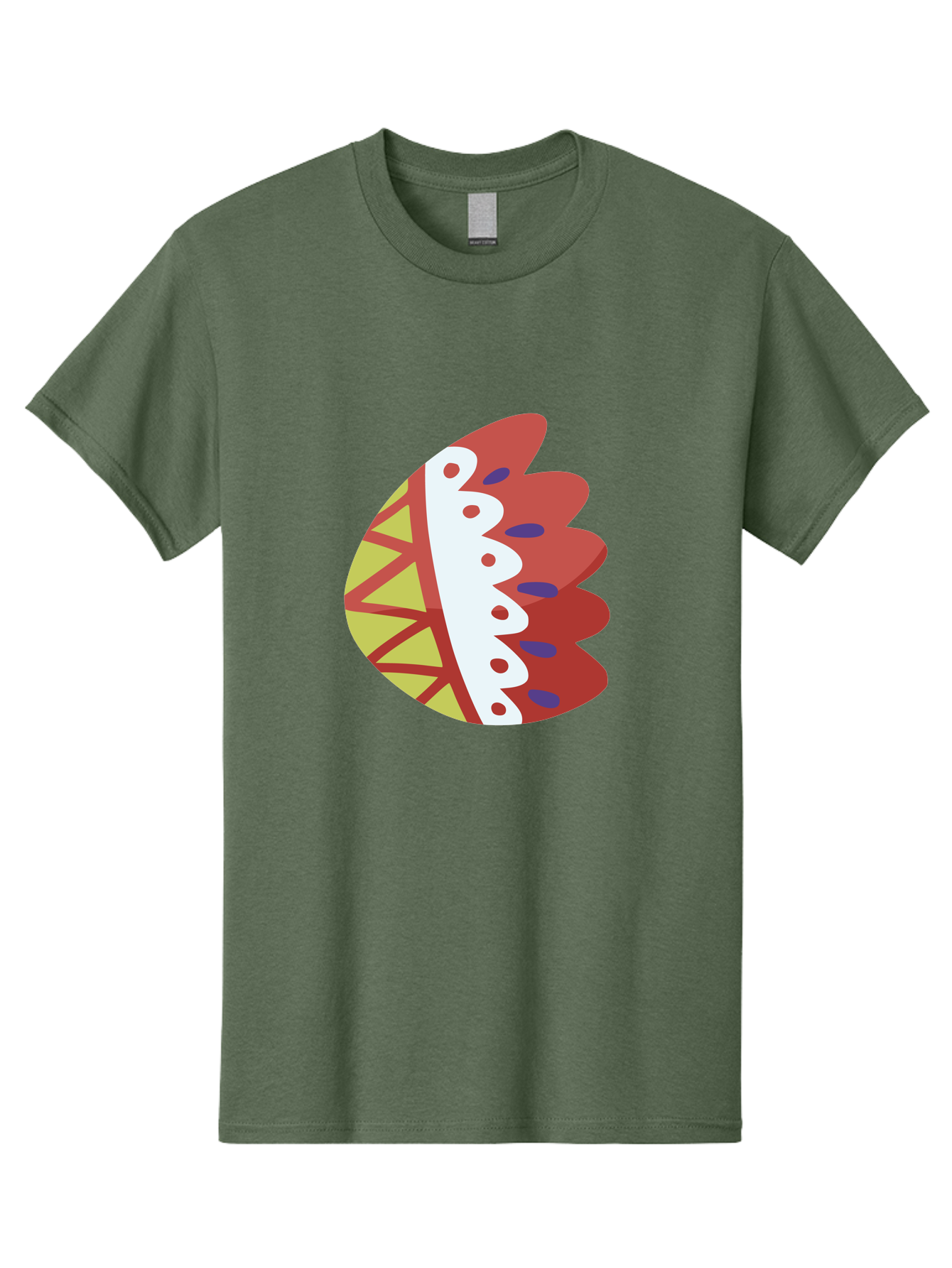 Headdress-Feather Men'S Graphic Tee, 100% Cotton, Comfortable Casual Summer Wear, Machine Washable, Stylish Footwear, Athletic Shoe, Sneaker Design, Colorful Patterns, Sporty Vibe, Modern Fashion, Comfortable Shoes Aad704 25