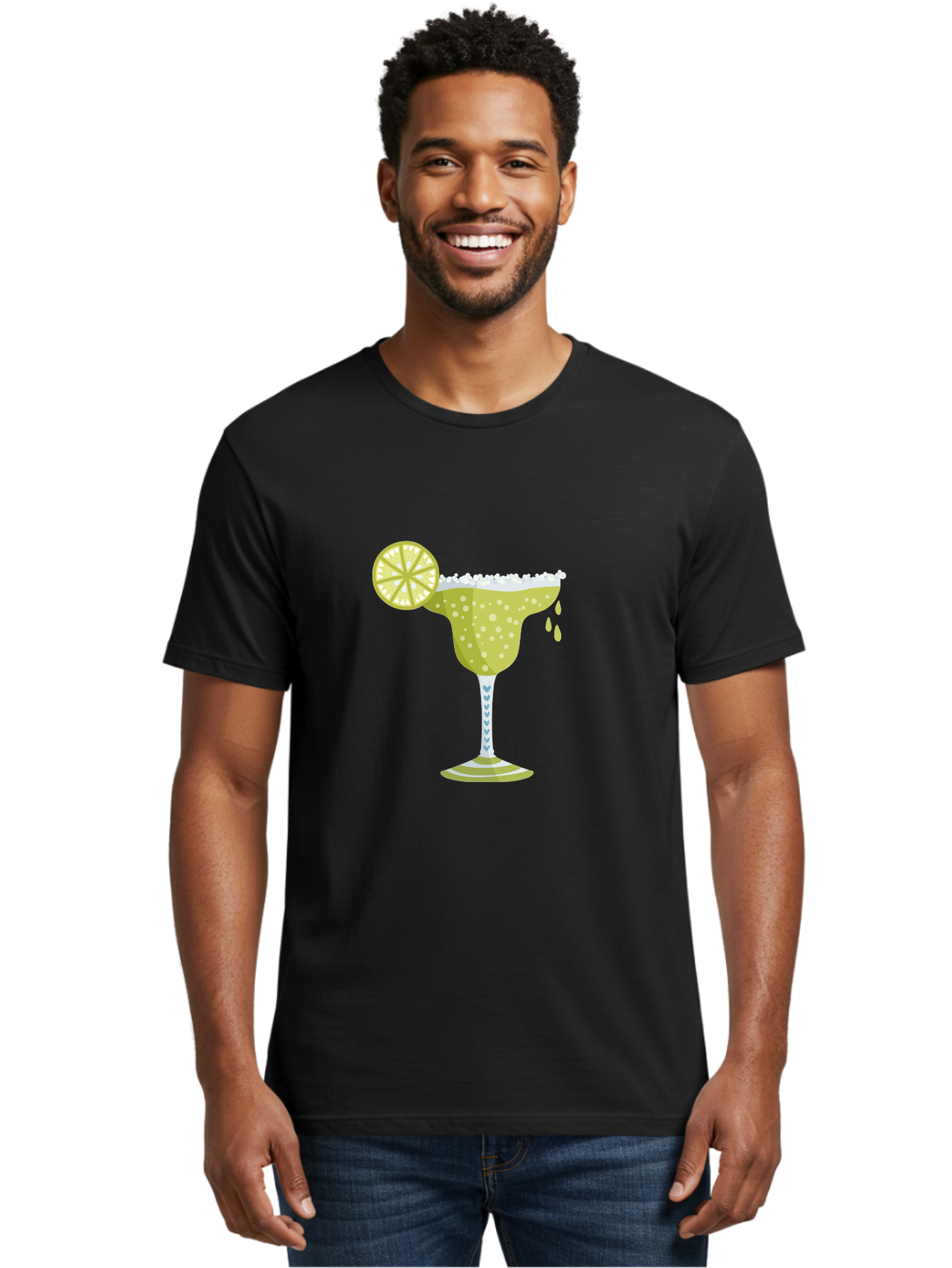 Margarita Men'S Graphic Tee, 100% Cotton, Comfortable Casual Summer Wear, Machine Washable, Classic Margarita Cocktail, Salt Rim, Lime Wheel, Refreshing Drink, Party Drink, Barware, Green Drink, Citrus Flavor Aad720 8