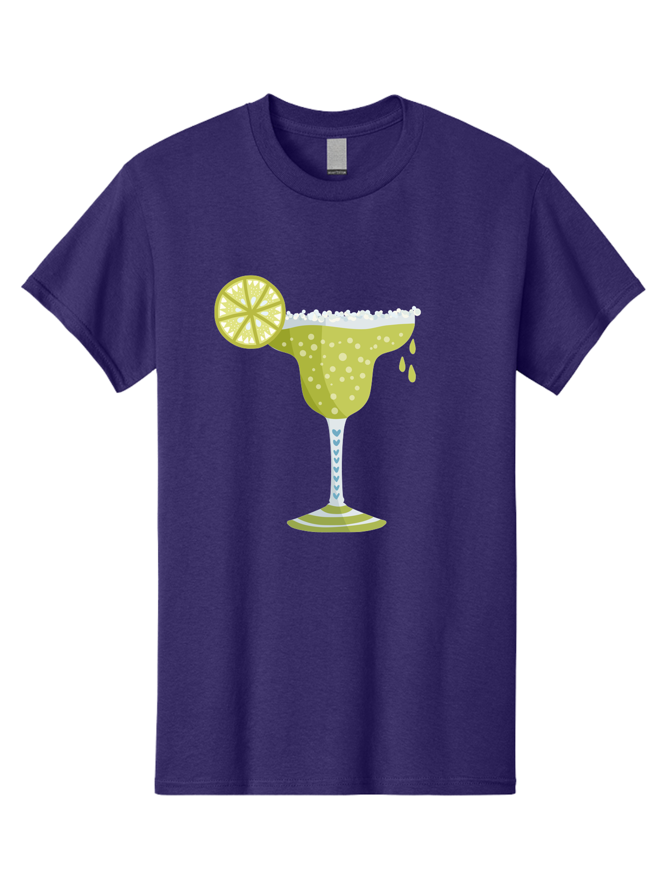 Margarita Men'S Graphic Tee, 100% Cotton, Comfortable Casual Summer Wear, Machine Washable, Classic Margarita Cocktail, Salt Rim, Lime Wheel, Refreshing Drink, Party Drink, Barware, Green Drink, Citrus Flavor Aad720 1