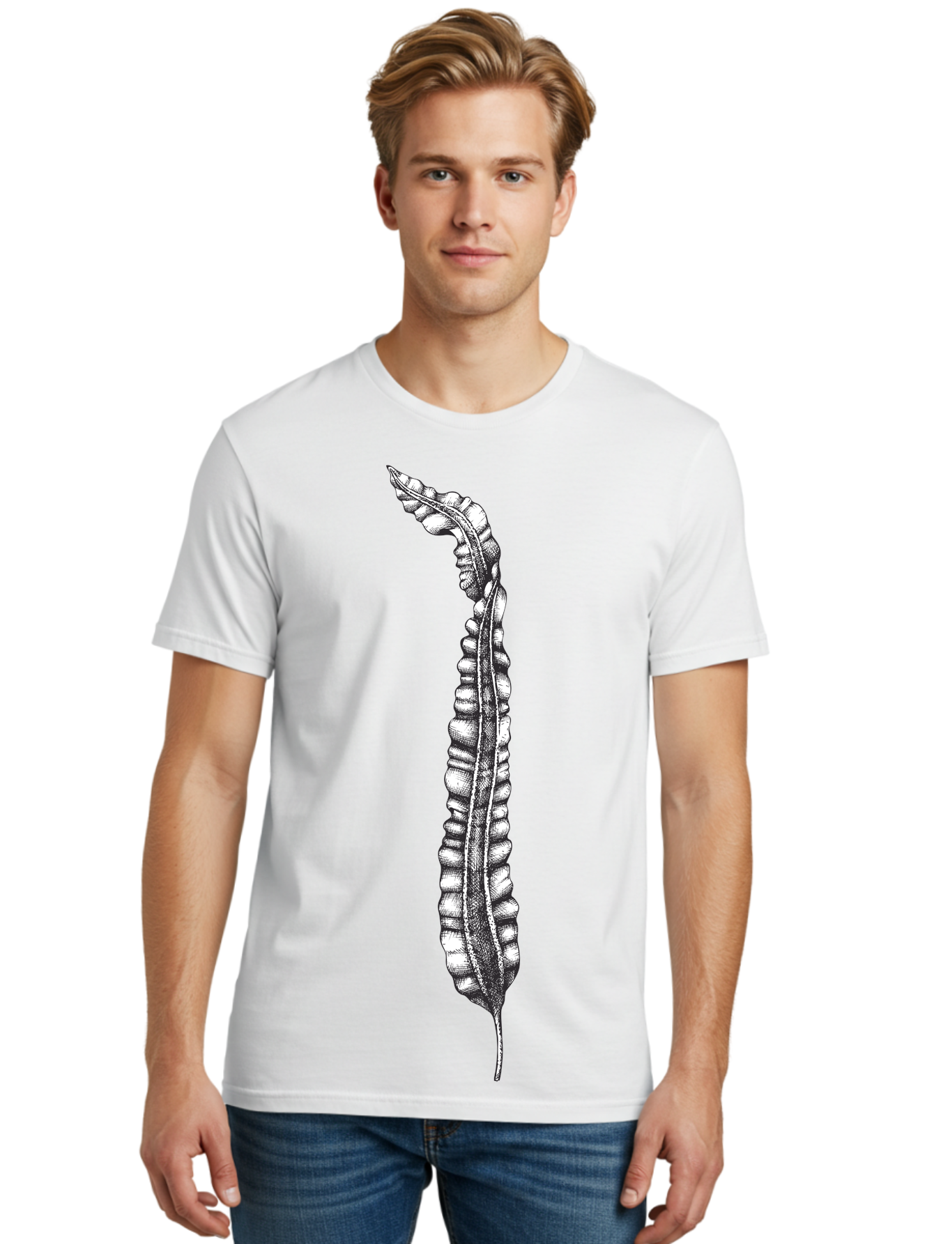 Paleodictyon Men'S Graphic Tee, 100% Cotton, Comfortable Casual Summer Wear, Machine Washable, Black And White Centipede, Detailed Illustration, Many Legs, Invertebrate Animal, Creepy Crawlers, Entomology Art, Detailed Drawing Aad727 20