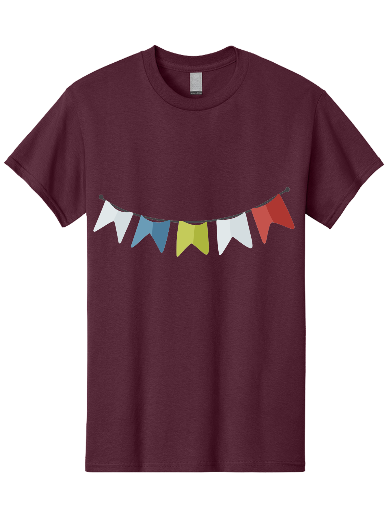 Party-Flags Men'S Graphic Tee, 100% Cotton, Comfortable Casual Summer Wear, Machine Washable, Colorful Party Flags, Festive Decorations, Celebration Bunting, Vibrant Pennants, Party Accessories, Festive Atmosphere, Event Decorations Aad729 19