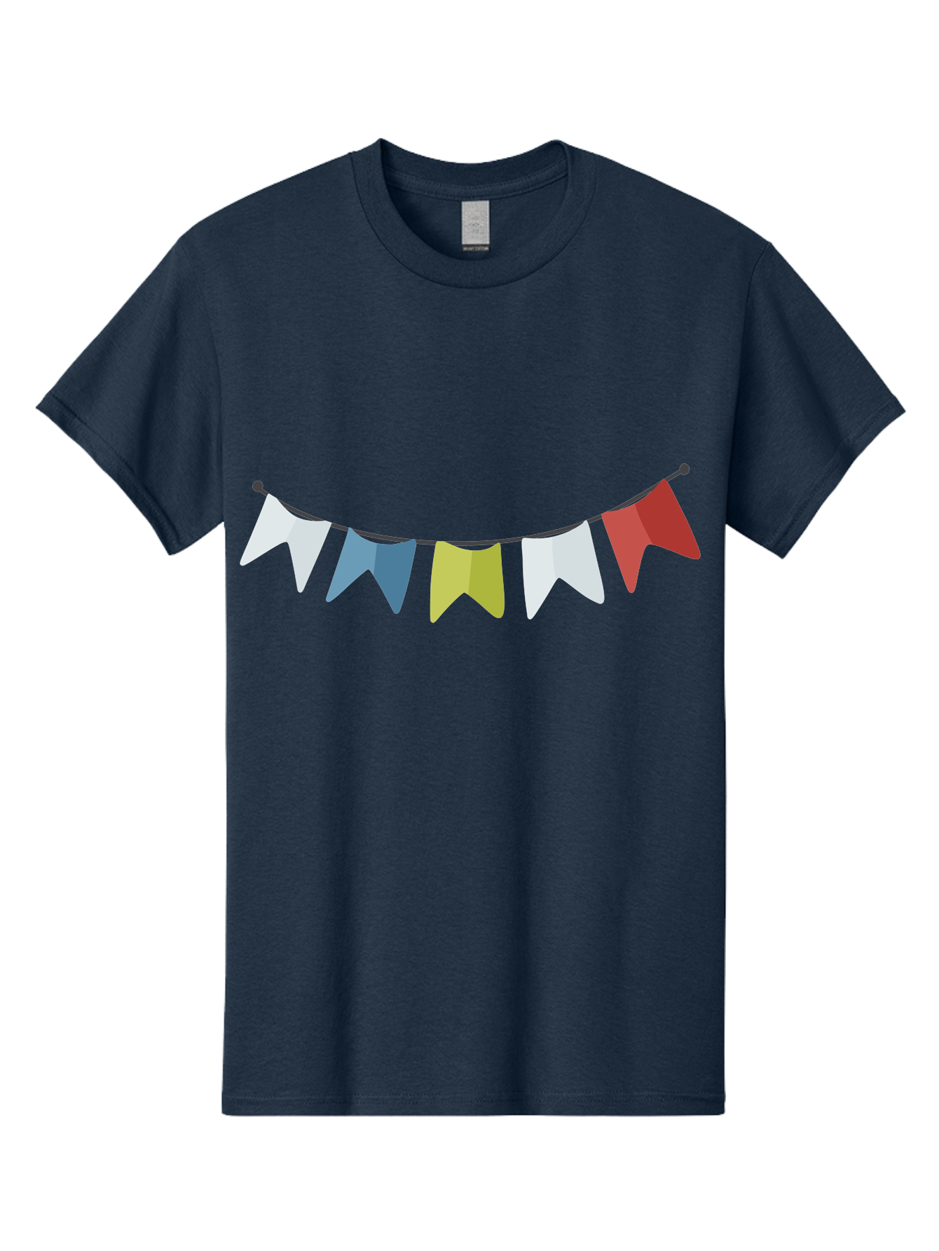 Party-Flags Men'S Graphic Tee, 100% Cotton, Comfortable Casual Summer Wear, Machine Washable, Colorful Party Flags, Festive Decorations, Celebration Bunting, Vibrant Pennants, Party Accessories, Festive Atmosphere, Event Decorations Aad729 11