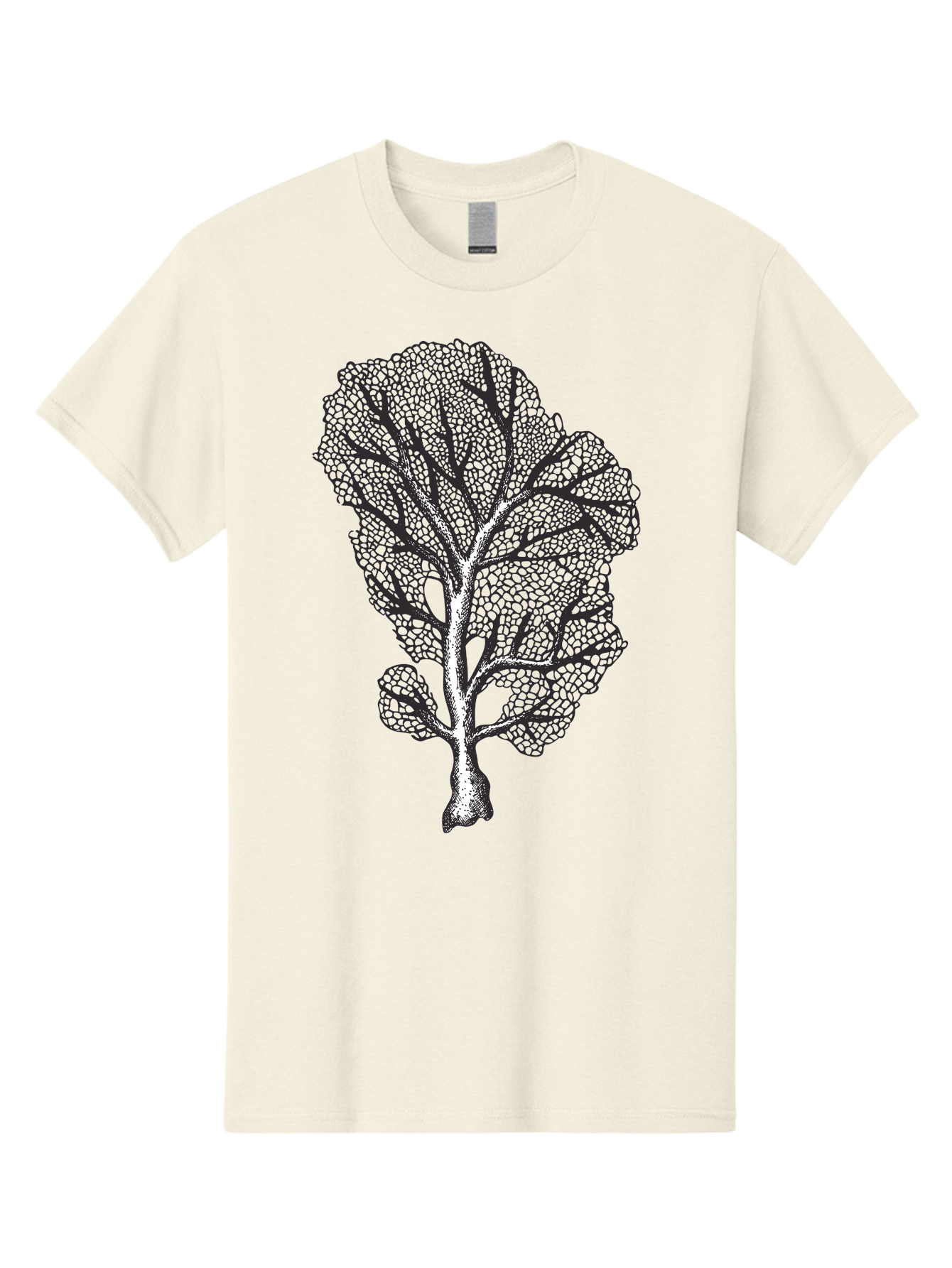 Tree Men'S Graphic Tee, 100% Cotton, Comfortable Casual Summer Wear, Machine Washable, Stylized Tree, Black And White Illustration, Leafy Branches, Detailed Foliage, Graphic Design Element, Artistic Tree, Natural Motif, Sketch Art Aad769 3