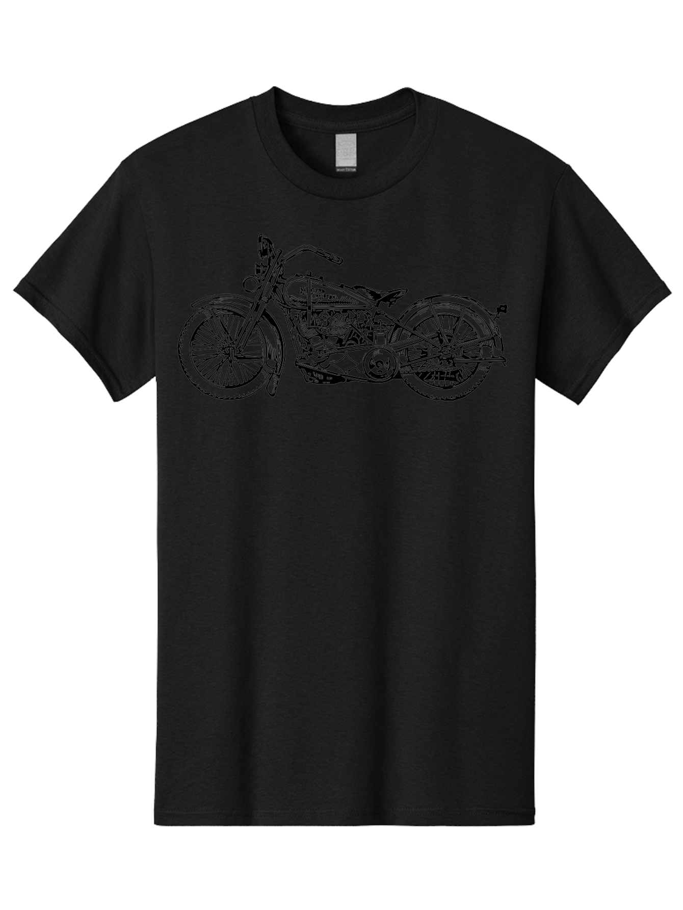 1916-Flying-Merkel Men'S Graphic Tee, 100% Cotton, Comfortable Casual Summer Wear, Machine Washable, Vintage Motorcycle, Classic Bike, Harley Davidson Logo, Retro Design, Black And Green Illustration, Motorcycle Art, Biker Culture, Aad774 3