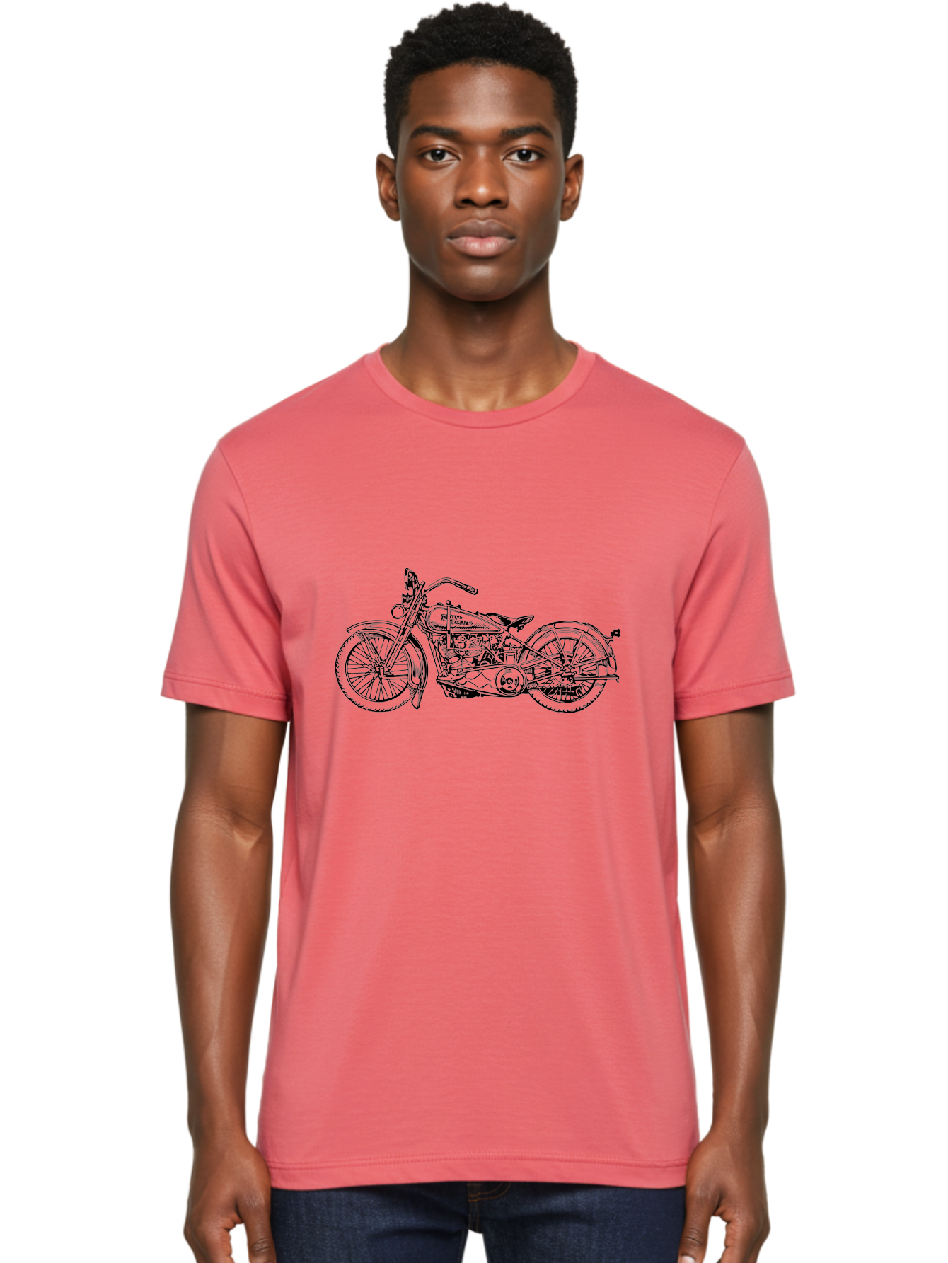 1916-Flying-Merkel Men'S Graphic Tee, 100% Cotton, Comfortable Casual Summer Wear, Machine Washable, Vintage Motorcycle, Classic Bike, Harley Davidson Logo, Retro Design, Black And Green Illustration, Motorcycle Art, Biker Culture, Aad774 24