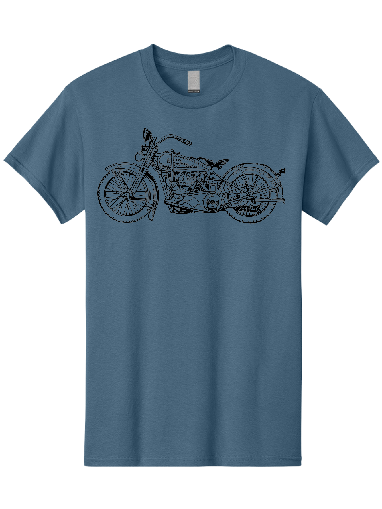 1916-Flying-Merkel Men'S Graphic Tee, 100% Cotton, Comfortable Casual Summer Wear, Machine Washable, Vintage Motorcycle, Classic Bike, Harley Davidson Logo, Retro Design, Black And Green Illustration, Motorcycle Art, Biker Culture, Aad774 11