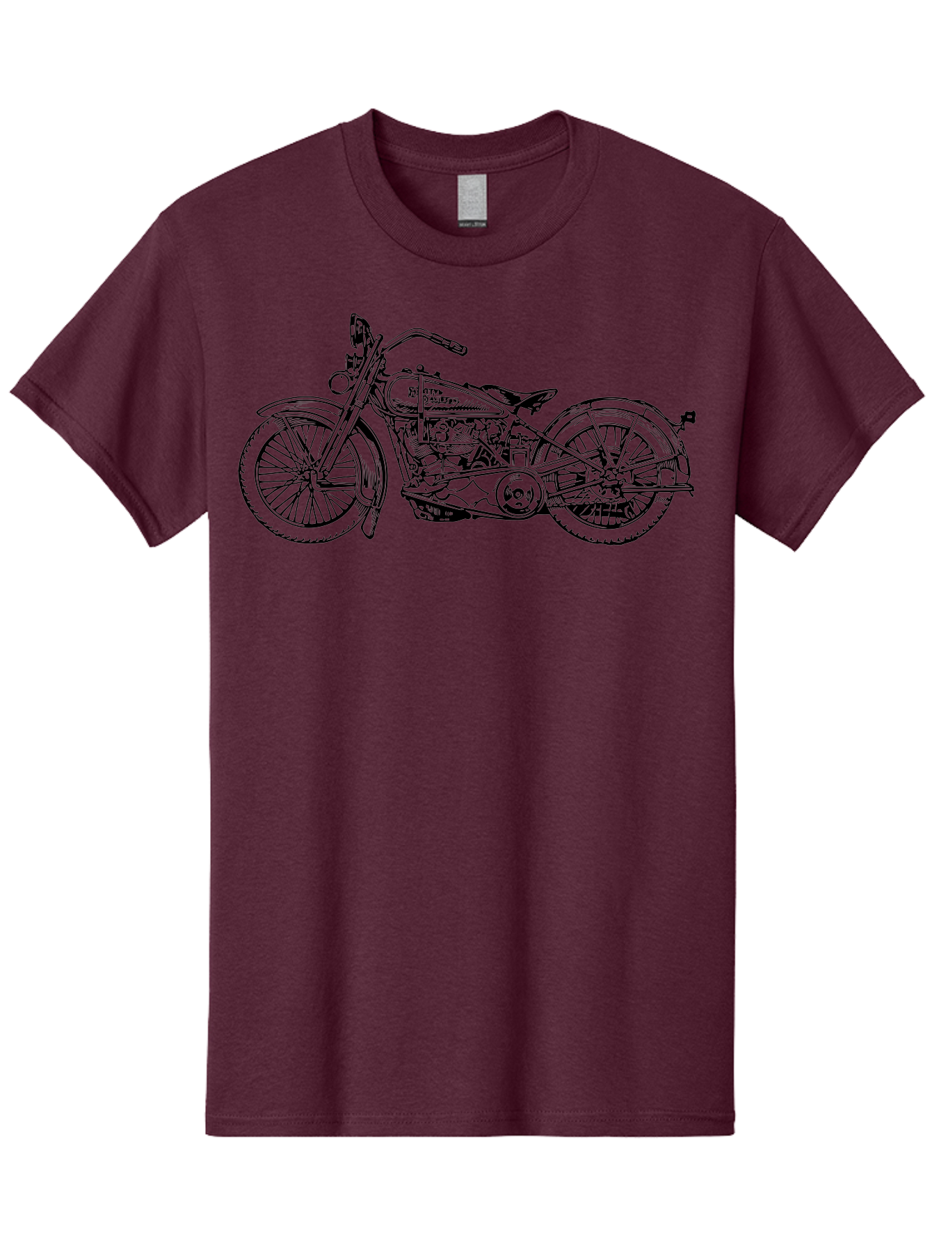 1916-Flying-Merkel Men'S Graphic Tee, 100% Cotton, Comfortable Casual Summer Wear, Machine Washable, Vintage Motorcycle, Classic Bike, Harley Davidson Logo, Retro Design, Black And Green Illustration, Motorcycle Art, Biker Culture, Aad774 9