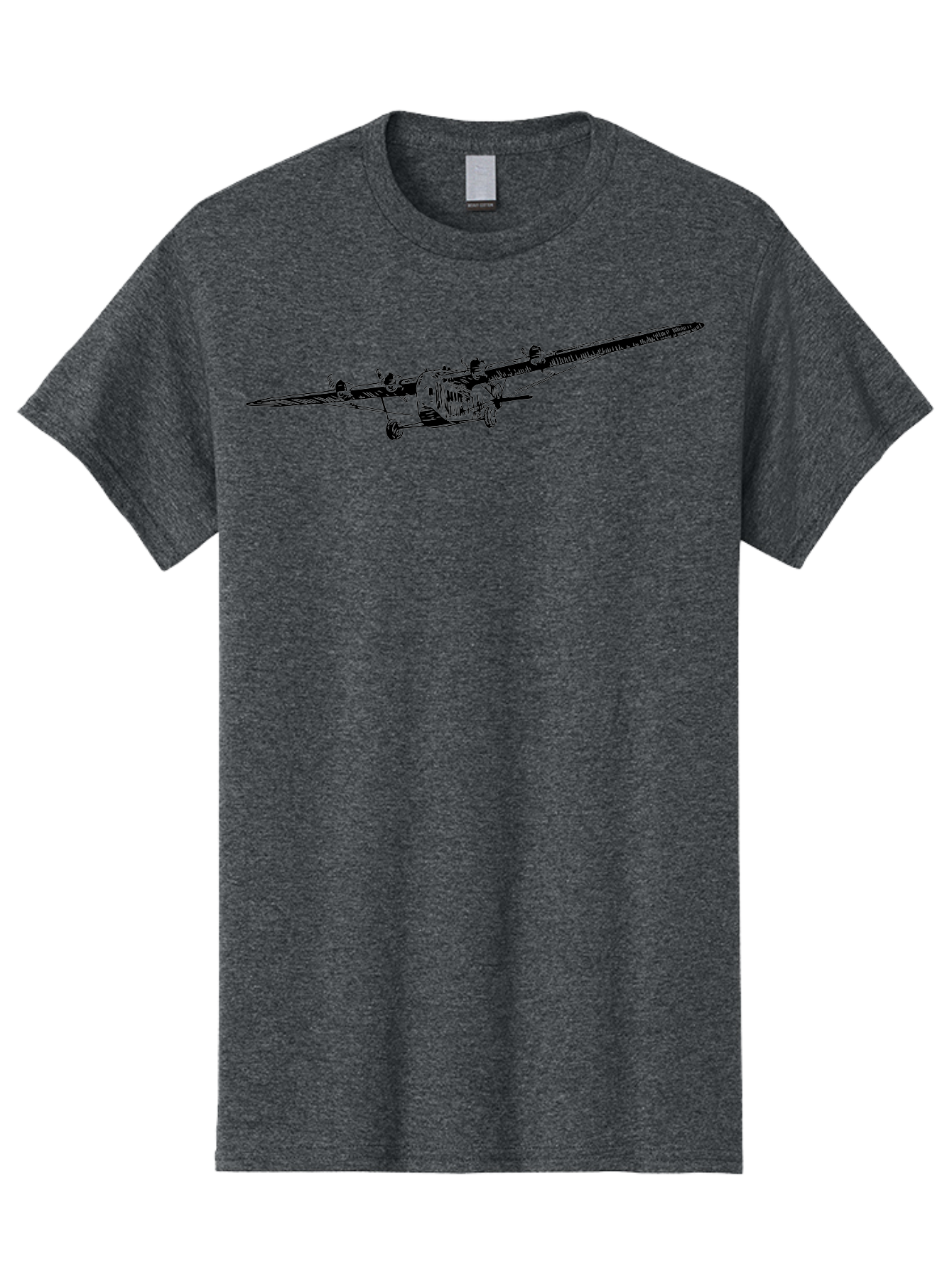 Airplane Men'S Graphic Tee, 100% Cotton, Comfortable Casual Summer Wear, Machine Washable, Vintage Airplane, Historic Aircraft, Ford Tri-Motor, Classic Aviation, Antique Plane, Nostalgic Flight, Retro Aircraft Design Aad775 1