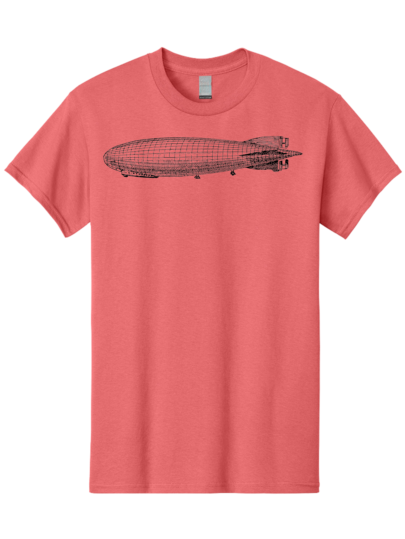 Airship Men'S Graphic Tee, 100% Cotton, Comfortable Casual Summer Wear, Machine Washable, Airship, Zeppelin, Dirigible, Aircraft, Luxury Travel, Historical Aviation, Vintage Transportation, Retro Style, Wireframe Model, 3D Rendering Aad776 27