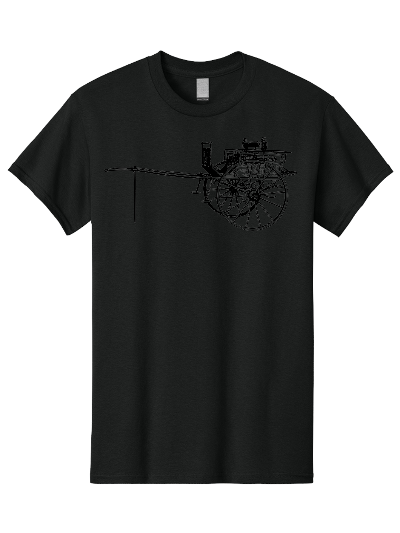 Benz-Patent-Motorwagen Men'S Graphic Tee, 100% Cotton, Comfortable Casual Summer Wear, Machine Washable, Vintage Car, Antique Automobile, Historic Vehicle, Classic Transportation, Benz Patent-Motorwagen, Early Automotive Technology, Aad777 3