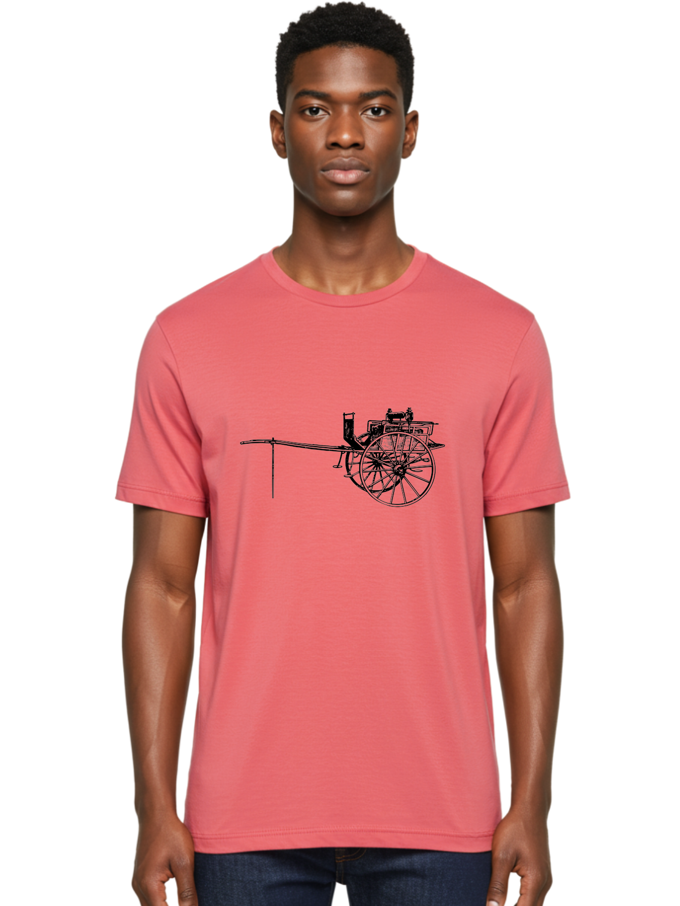 Benz-Patent-Motorwagen Men'S Graphic Tee, 100% Cotton, Comfortable Casual Summer Wear, Machine Washable, Vintage Car, Antique Automobile, Historic Vehicle, Classic Transportation, Benz Patent-Motorwagen, Early Automotive Technology, Aad777 12