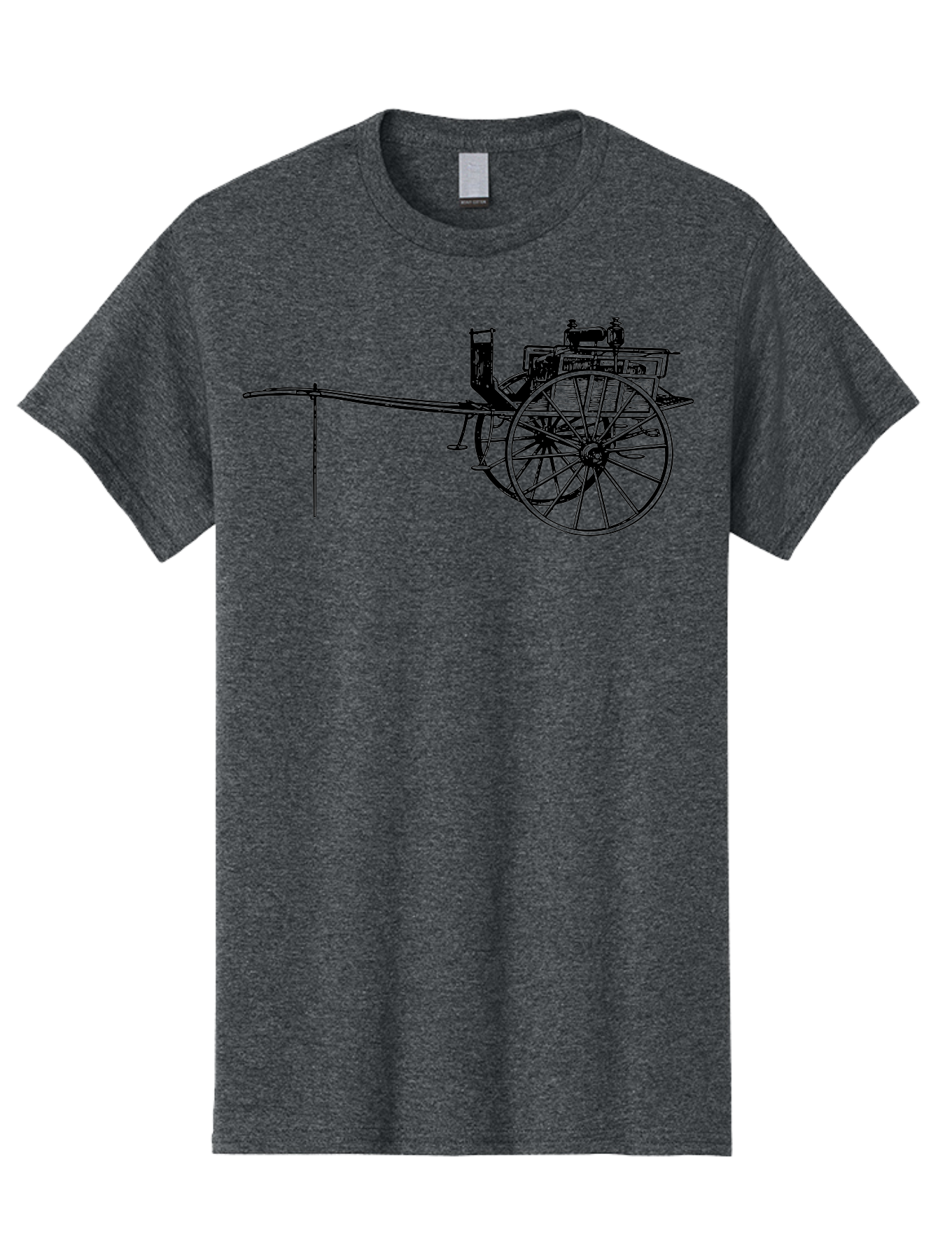 Benz-Patent-Motorwagen Men'S Graphic Tee, 100% Cotton, Comfortable Casual Summer Wear, Machine Washable, Vintage Car, Antique Automobile, Historic Vehicle, Classic Transportation, Benz Patent-Motorwagen, Early Automotive Technology, Aad777 15