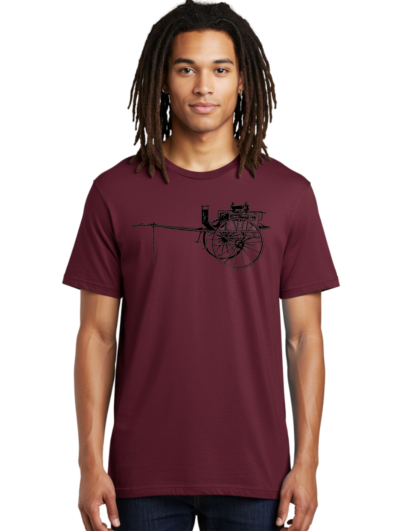 Benz-Patent-Motorwagen Men'S Graphic Tee, 100% Cotton, Comfortable Casual Summer Wear, Machine Washable, Vintage Car, Antique Automobile, Historic Vehicle, Classic Transportation, Benz Patent-Motorwagen, Early Automotive Technology, Aad777 14