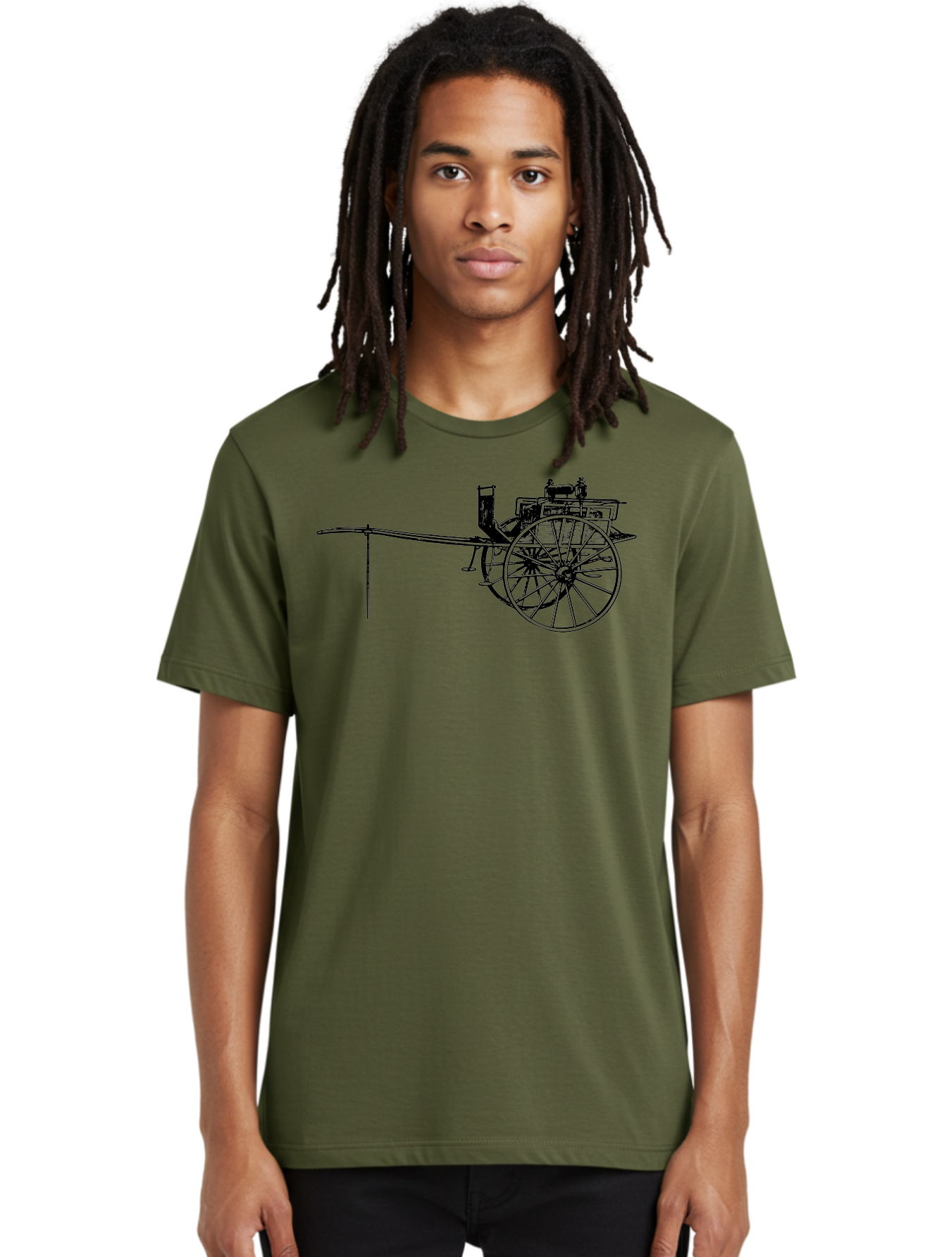 Benz-Patent-Motorwagen Men'S Graphic Tee, 100% Cotton, Comfortable Casual Summer Wear, Machine Washable, Vintage Car, Antique Automobile, Historic Vehicle, Classic Transportation, Benz Patent-Motorwagen, Early Automotive Technology, Aad777 2