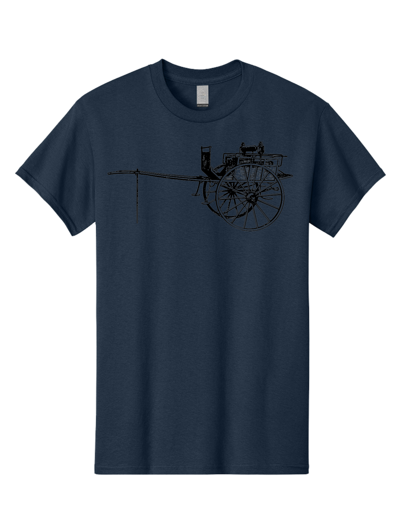 Benz-Patent-Motorwagen Men'S Graphic Tee, 100% Cotton, Comfortable Casual Summer Wear, Machine Washable, Vintage Car, Antique Automobile, Historic Vehicle, Classic Transportation, Benz Patent-Motorwagen, Early Automotive Technology, Aad777 25