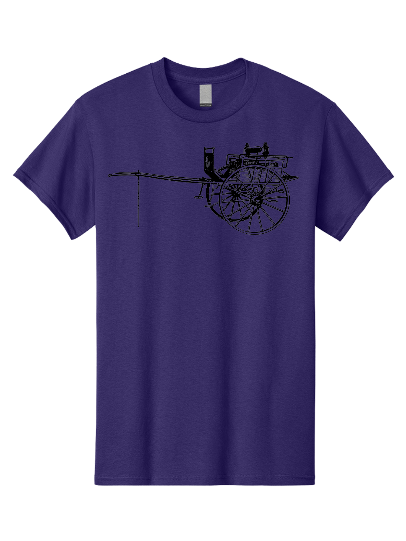 Benz-Patent-Motorwagen Men'S Graphic Tee, 100% Cotton, Comfortable Casual Summer Wear, Machine Washable, Vintage Car, Antique Automobile, Historic Vehicle, Classic Transportation, Benz Patent-Motorwagen, Early Automotive Technology, Aad777 7