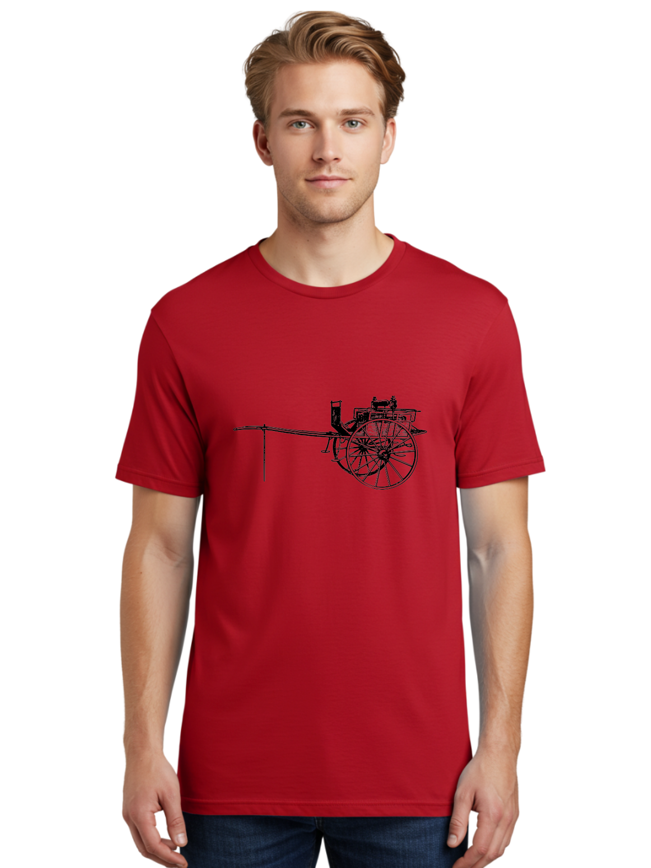 Benz-Patent-Motorwagen Men'S Graphic Tee, 100% Cotton, Comfortable Casual Summer Wear, Machine Washable, Vintage Car, Antique Automobile, Historic Vehicle, Classic Transportation, Benz Patent-Motorwagen, Early Automotive Technology, Aad777 10