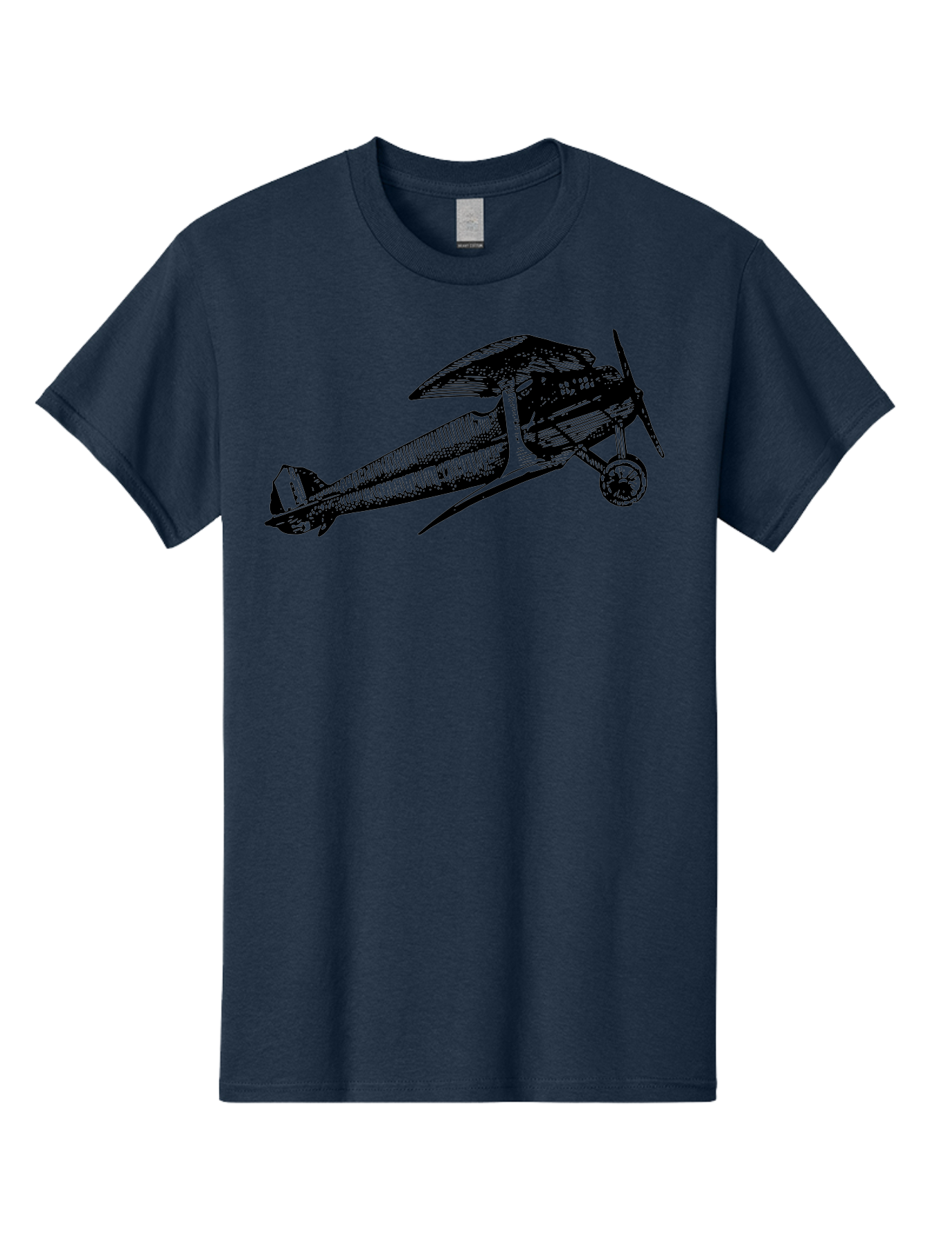 Biplane-1 Men'S Graphic Tee, 100% Cotton, Comfortable Casual Summer Wear, Machine Washable, Vintage Aeroplane, Classic Aircraft, Retro Aviation, Antique Plane, Old-Fashioned Flying Machine, Historical Flight Aad778 15