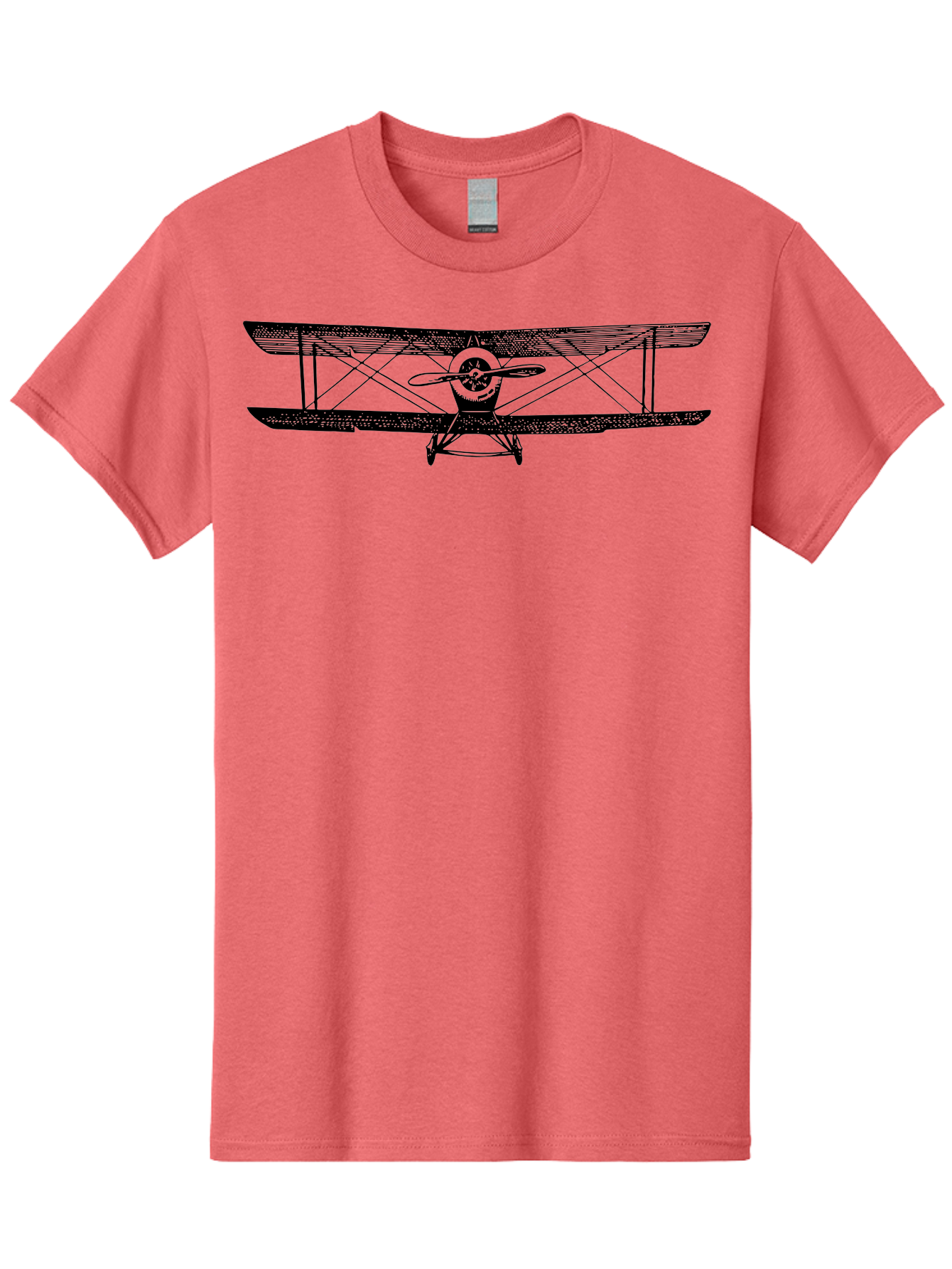 Biplane-2 Men'S Graphic Tee, 100% Cotton, Comfortable Casual Summer Wear, Machine Washable, Vintage Aircraft, Classic Aviation, Biplane Design, Double Wings, Propeller Driven, Retro Flying Machine, Historical Airplane, Aviation Heritage Aad779 23