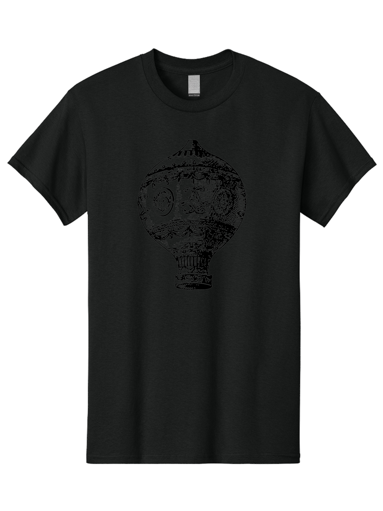 Ornate-Vase Men'S Graphic Tee, 100% Cotton, Comfortable Casual Summer Wear, Machine Washable, Perfume Bottle, Vintage Bottle, Ornate Design, Black Illustration, Decorative Art, Antique Style, Luxury Fragrance, Intricate Details, Aad799 29