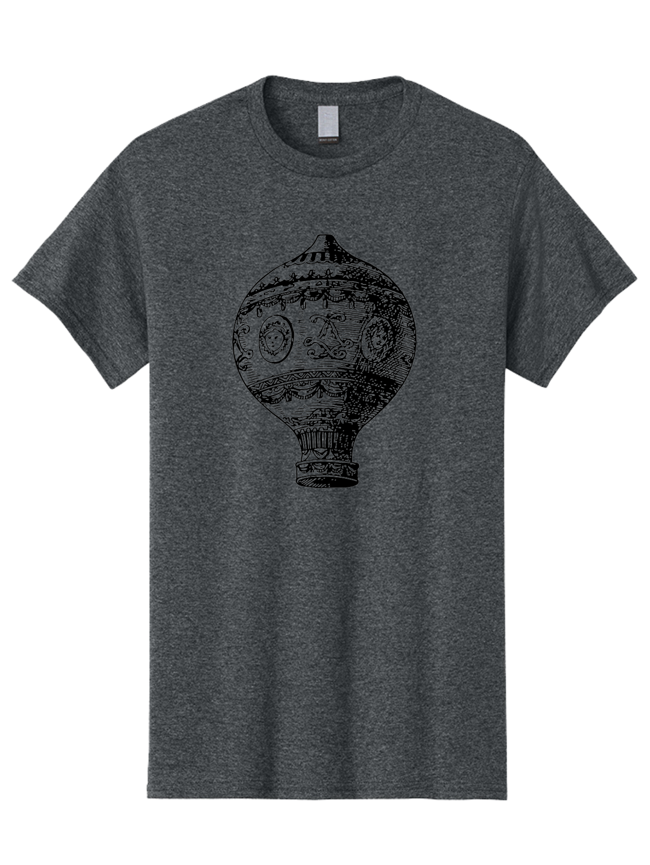 Ornate-Vase Men'S Graphic Tee, 100% Cotton, Comfortable Casual Summer Wear, Machine Washable, Perfume Bottle, Vintage Bottle, Ornate Design, Black Illustration, Decorative Art, Antique Style, Luxury Fragrance, Intricate Details, Aad799 21