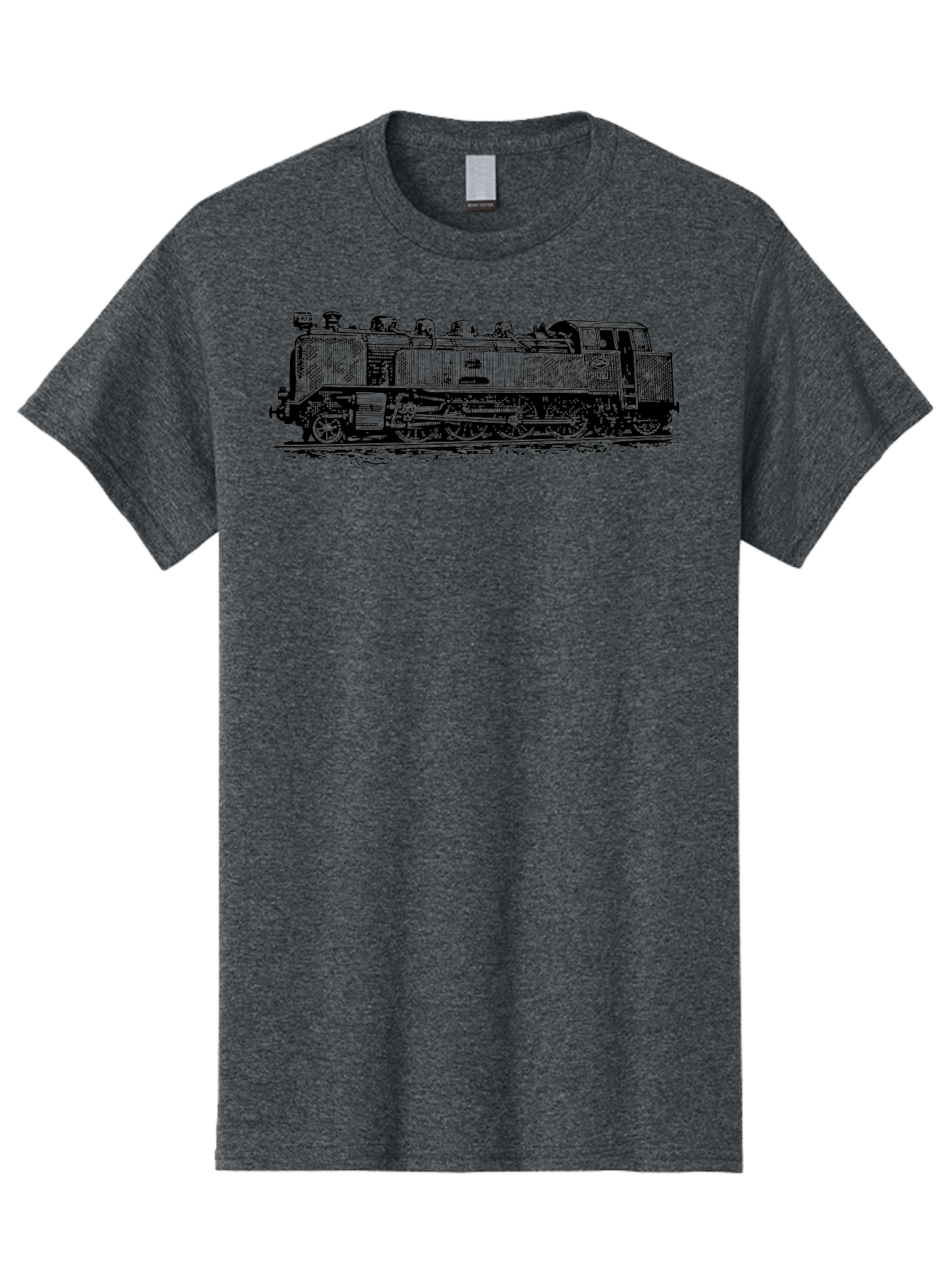 Steam-Train-1 Men'S Graphic Tee, 100% Cotton, Comfortable Casual Summer Wear, Machine Washable, Vintage Locomotive, Classic Train, Railway Nostalgia, Retro Transportation, Old-Fashioned Engine, Railway Heritage Aad811 17