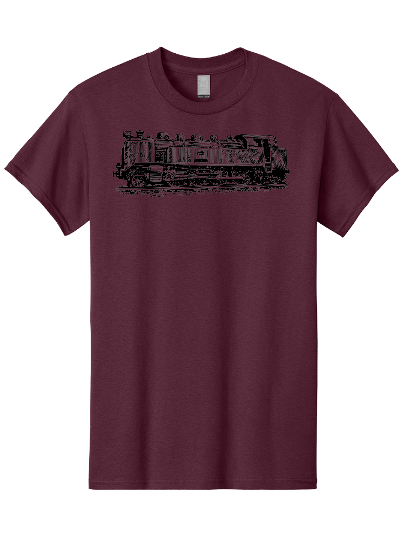 Steam-Train-1 Men'S Graphic Tee, 100% Cotton, Comfortable Casual Summer Wear, Machine Washable, Vintage Locomotive, Classic Train, Railway Nostalgia, Retro Transportation, Old-Fashioned Engine, Railway Heritage Aad811 21