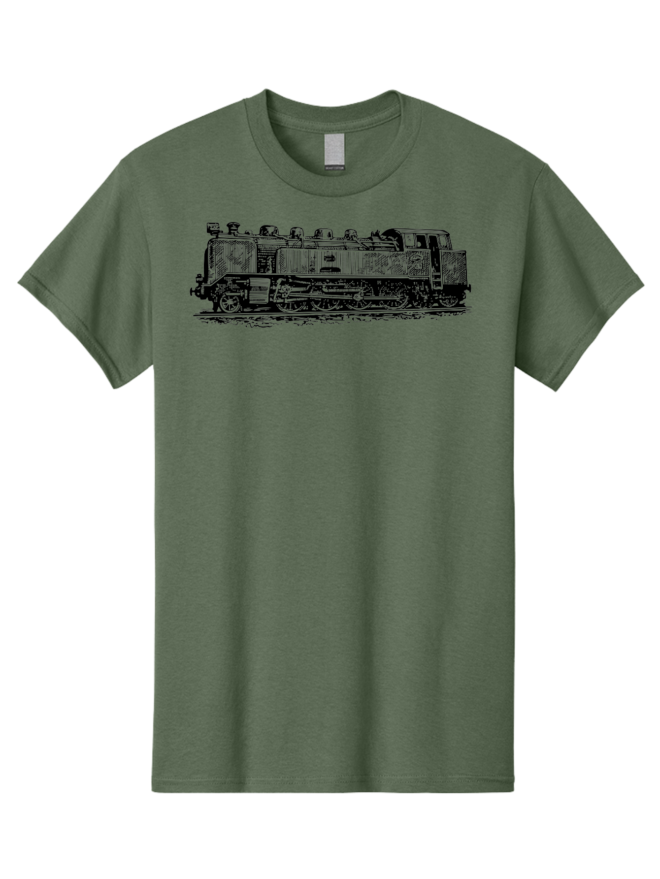 Steam-Train-1 Men'S Graphic Tee, 100% Cotton, Comfortable Casual Summer Wear, Machine Washable, Vintage Locomotive, Classic Train, Railway Nostalgia, Retro Transportation, Old-Fashioned Engine, Railway Heritage Aad811 15